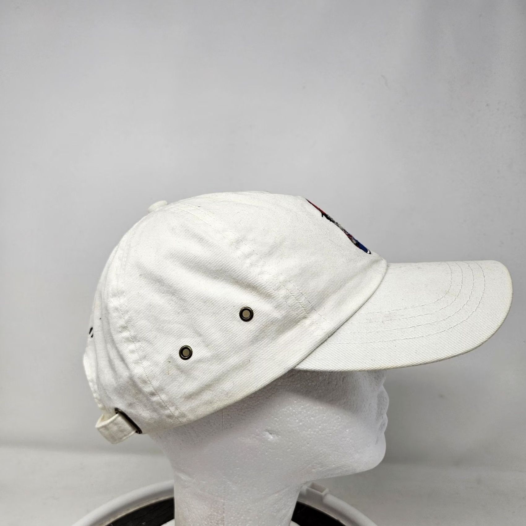 Vintage DYC Mini Meet Hat Cap Strap Back One Size White Anime Mens Baseball Size ONE SIZE - 3 Thumbnail