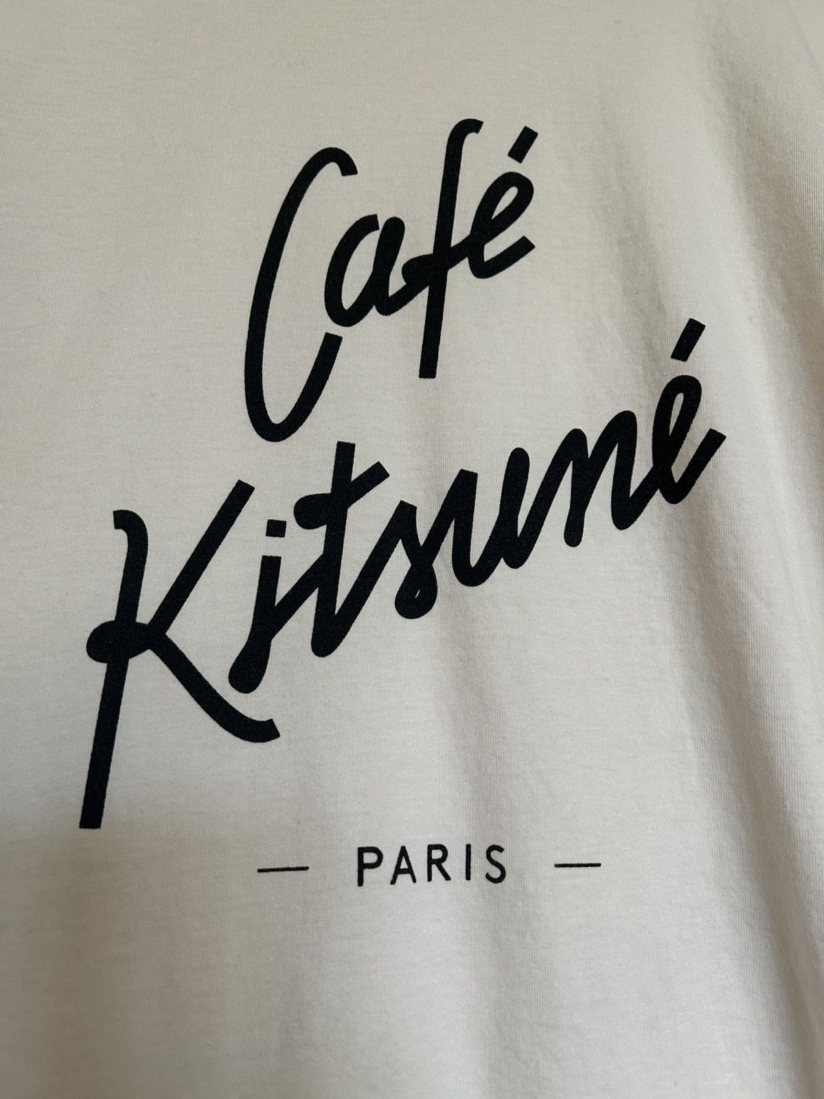 Maison Kitsune Maison Kitsune “Cafe Kitsune” T-shirt Size US XL / EU 56 / 4 - 2 Thumbnail