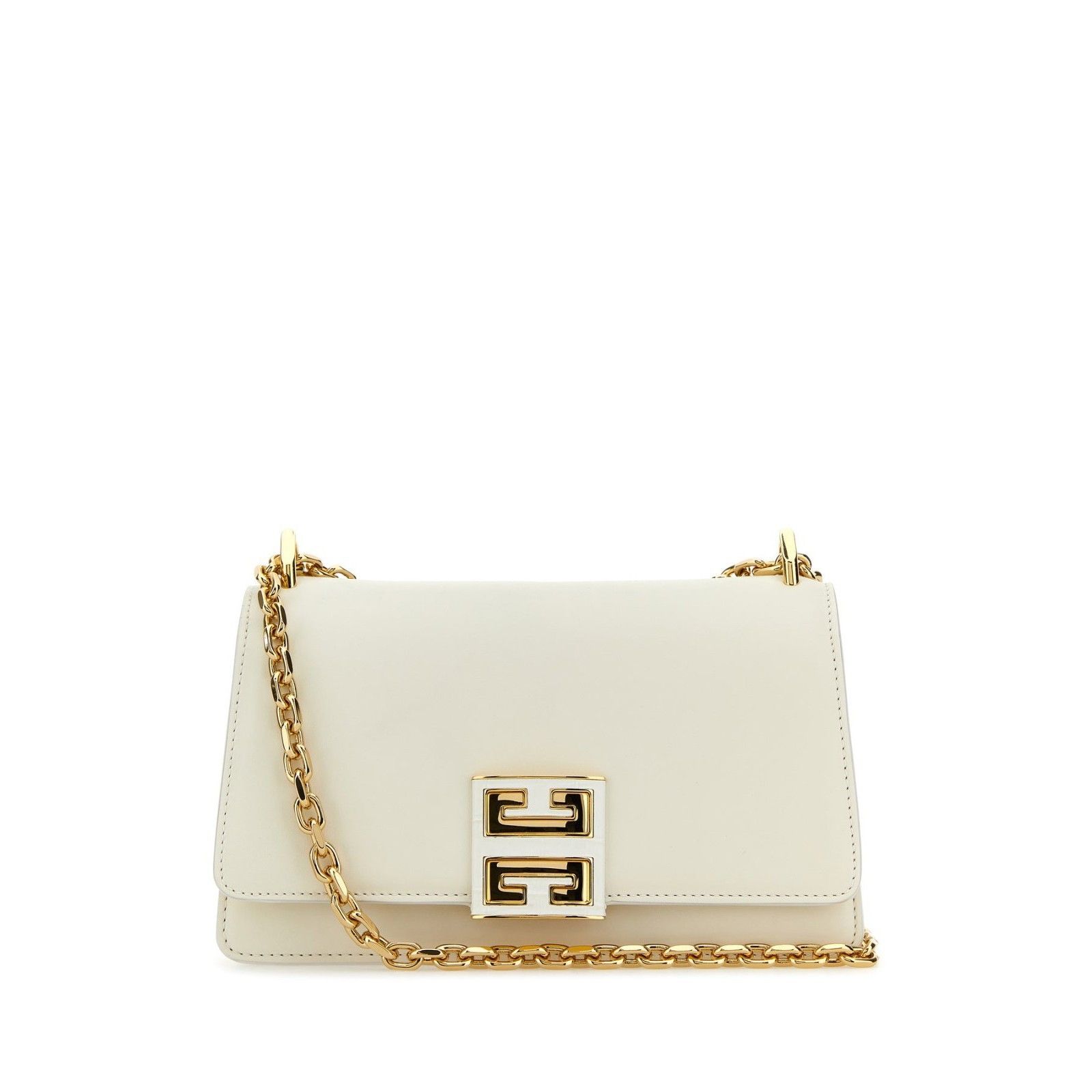 Givenchy GIVENCHY 4G Small White Smooth Leather Shoulder Bag New And Size ONE SIZE - 1 Thumbnail