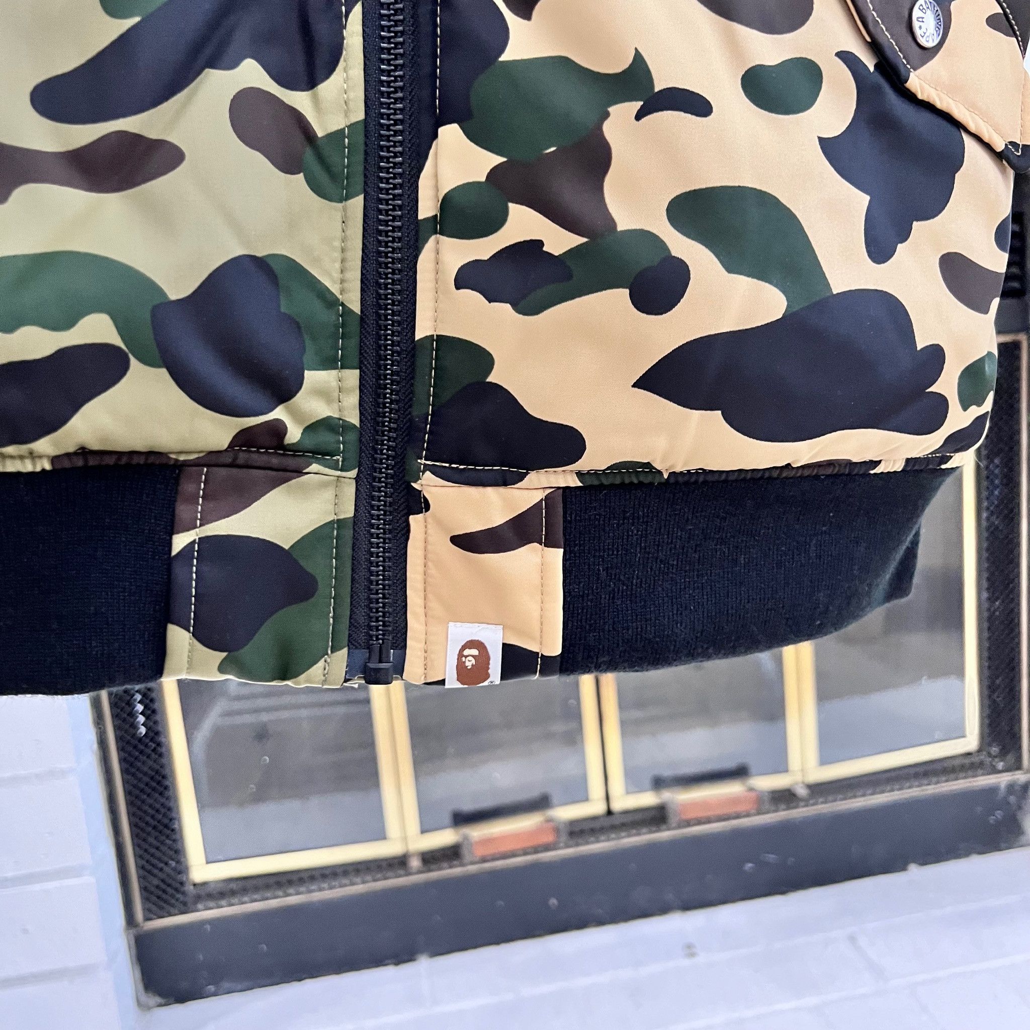 Bape BAPE 1st Camo Half MA-1 Split Bomber Jacket Size US M / EU 48-50 / 2 - 4 Thumbnail