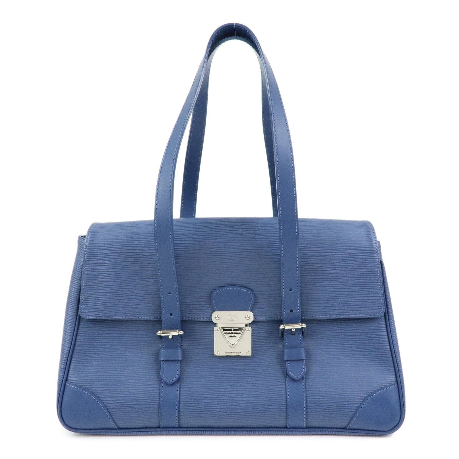 Louis Vuitton Louis Vuitton Epi Segur MM Shoulder Bag Blue Size ONE SIZE - 1 Thumbnail