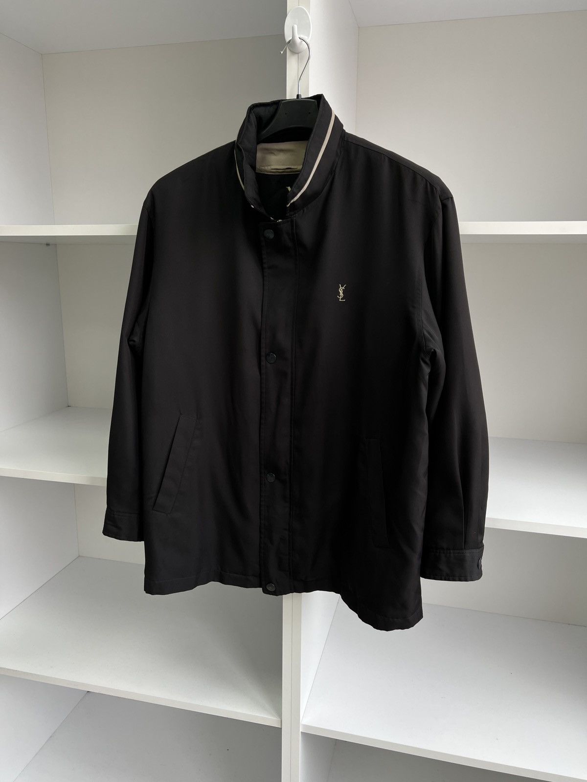 Vintage × Yves Saint Laurent Vintage Yves Saint Laurent Coat with vest YSL Size US L / EU 52-54 / 3 - 2 Thumbnail