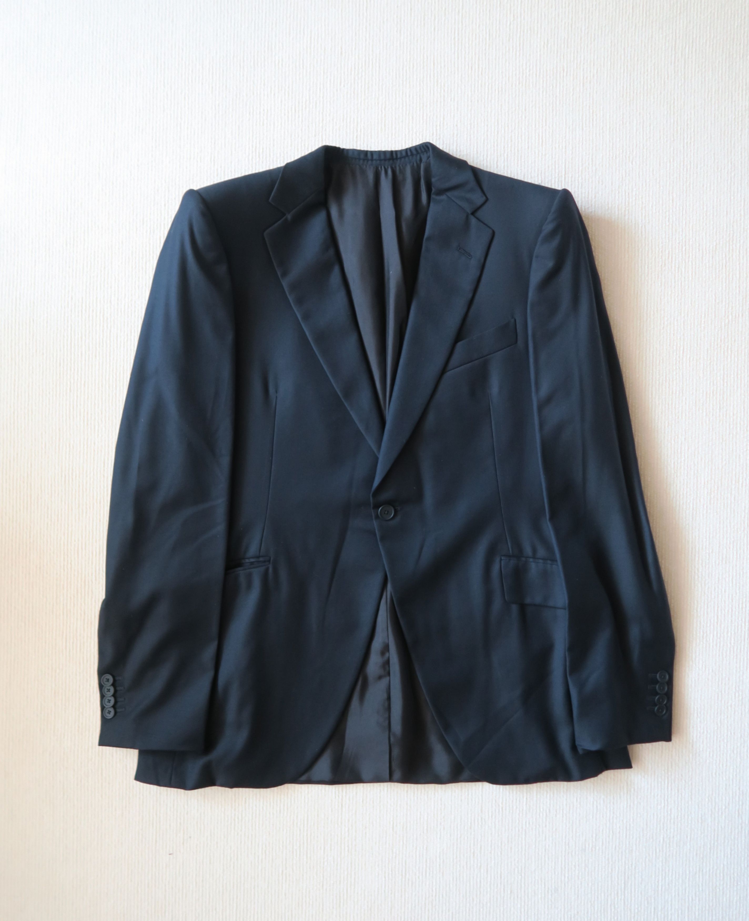 Bottega Veneta Bottega Veneta Black Suit Blazer Trousers Size 52R - 2 Thumbnail