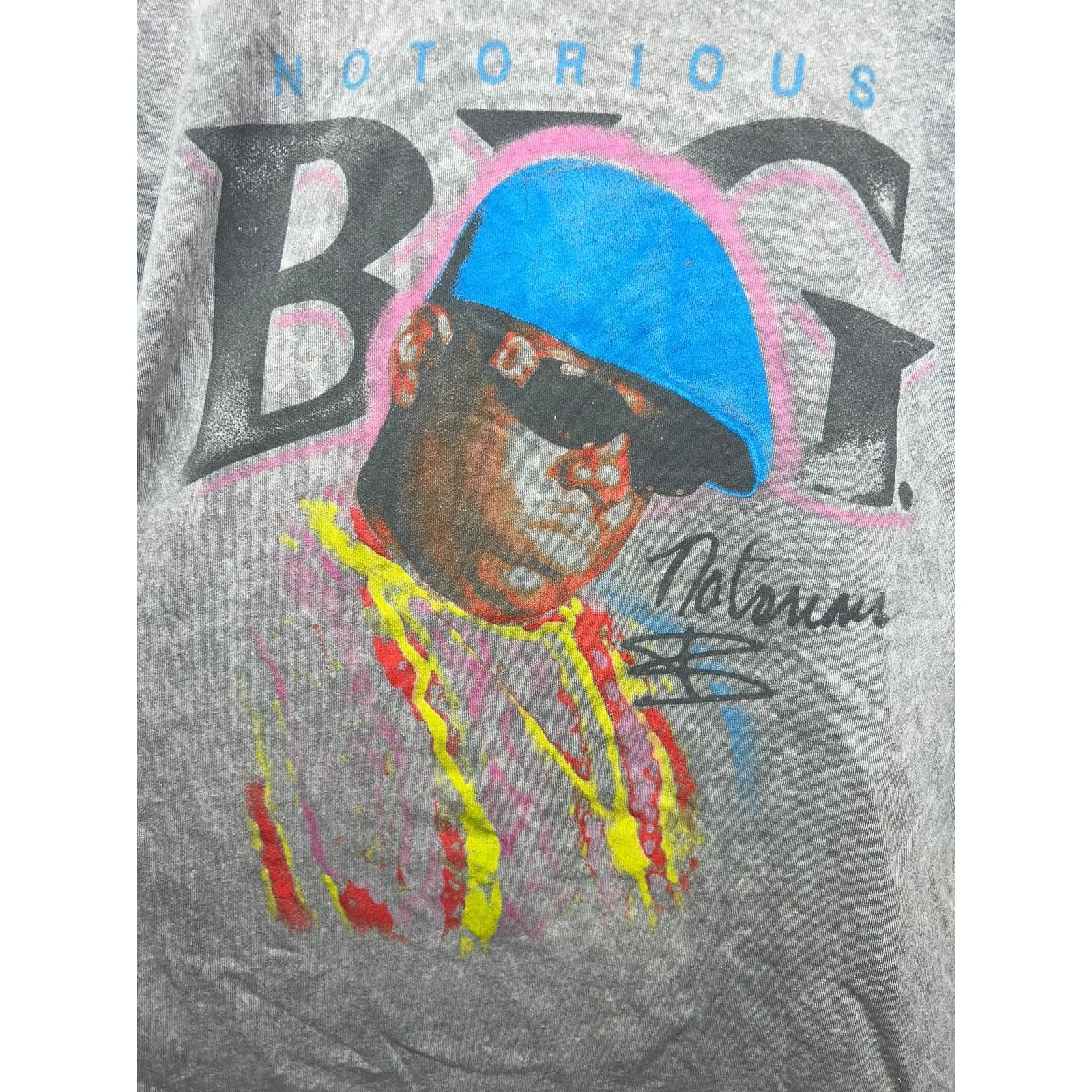 Band Tees Notorious Big It Was All A Dream Shirt Gray Rap Rapper Tee L Size US L / EU 52-54 / 3 - 2 Thumbnail