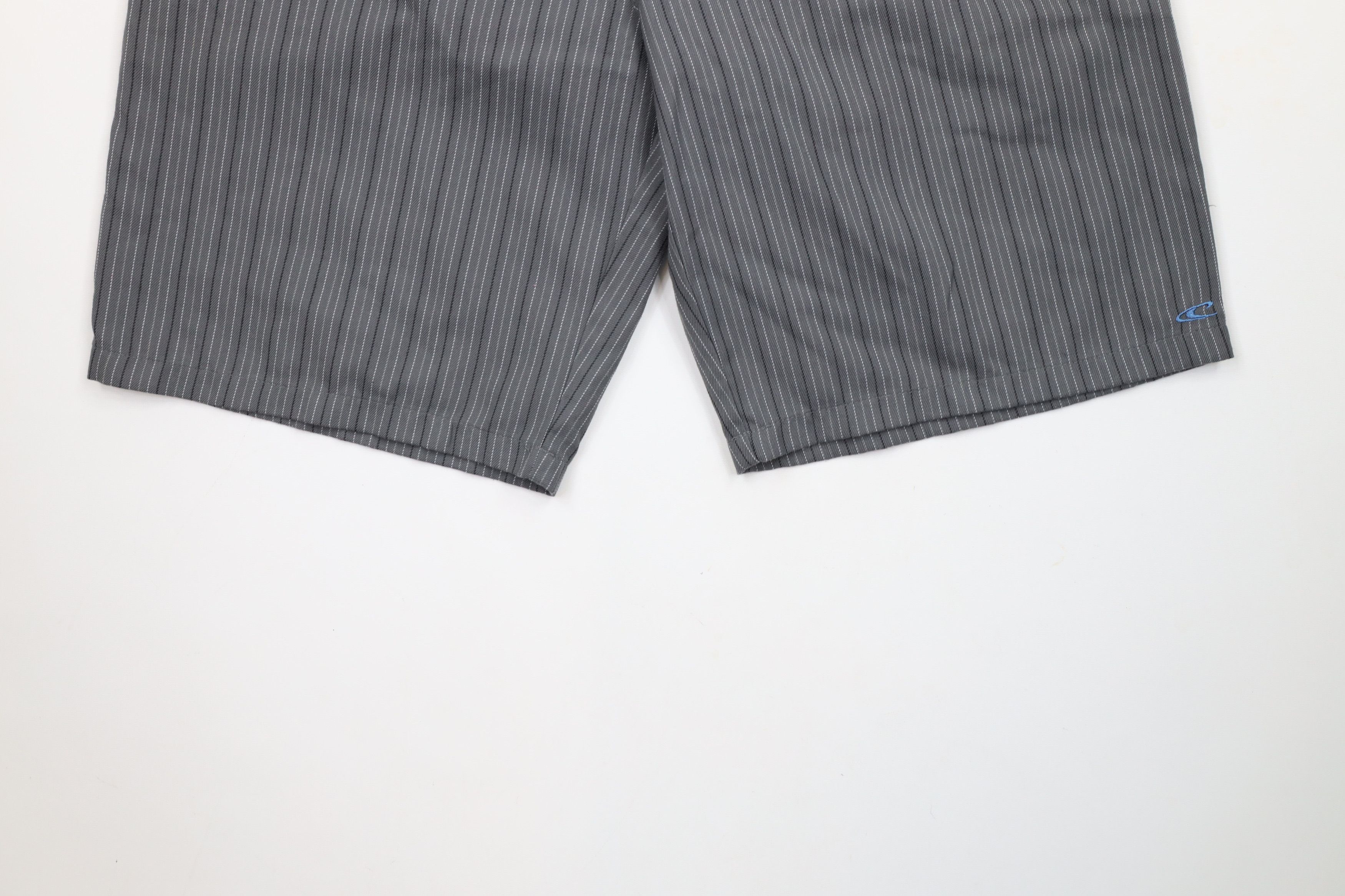 O'Neill × Vintage Vintage O'Neill Surfing Faded Striped Baggy Fit Shorts Gray Size US 36 / EU 52 - 4 Thumbnail