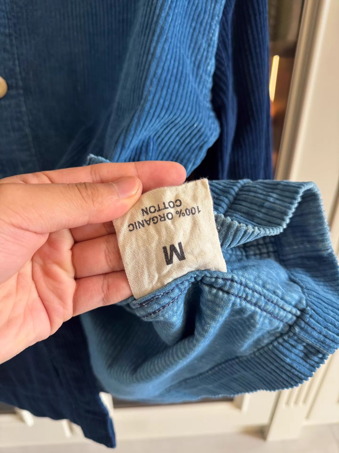 Other Story mfg indigo colorblock corduroy jacket M Size US M / EU 48-50 / 2 - 4 Thumbnail