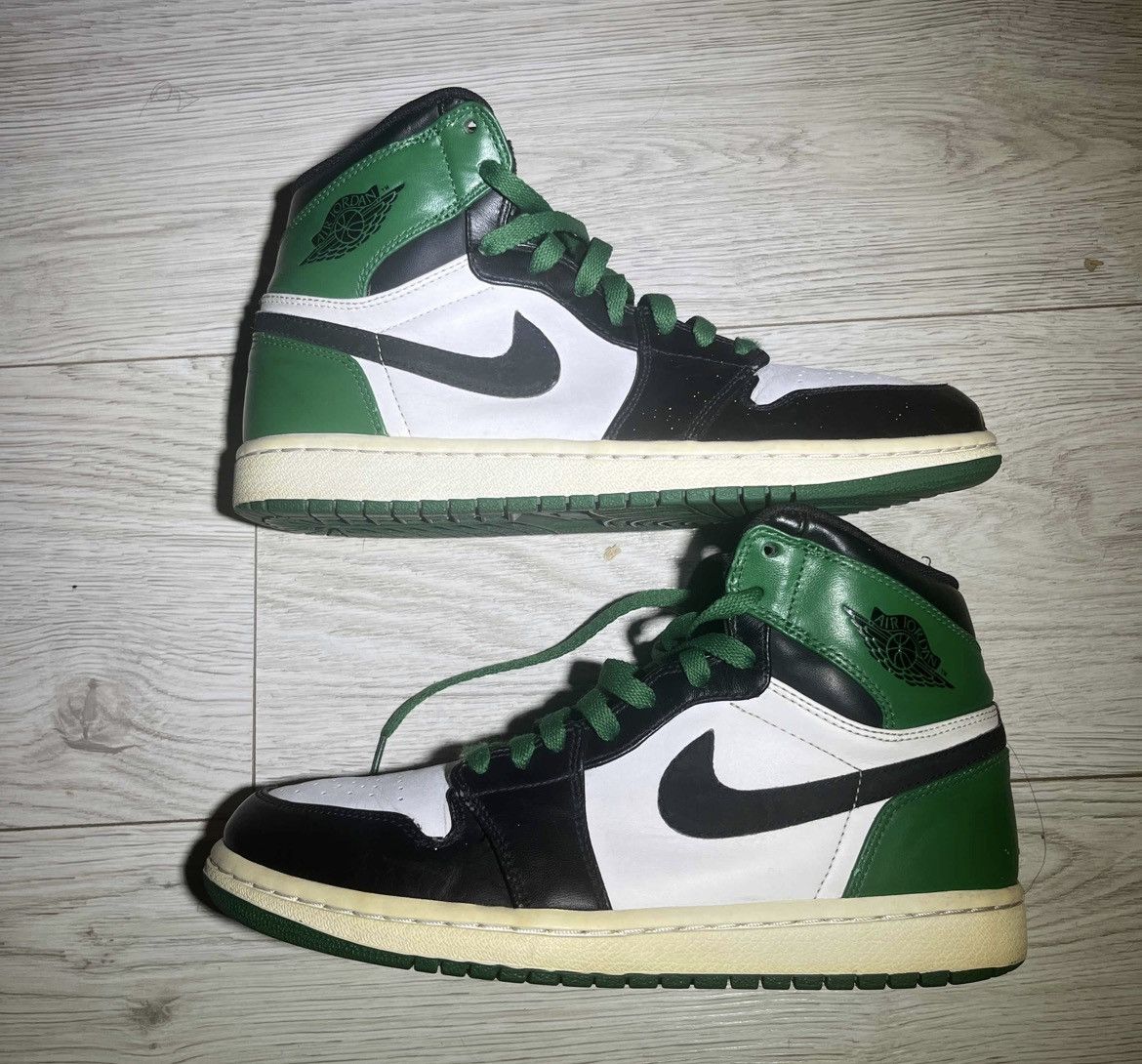 image of Jordan Nike Jordan 1 Celtics 2009 Size 8.5 Shoes in Green, Men's