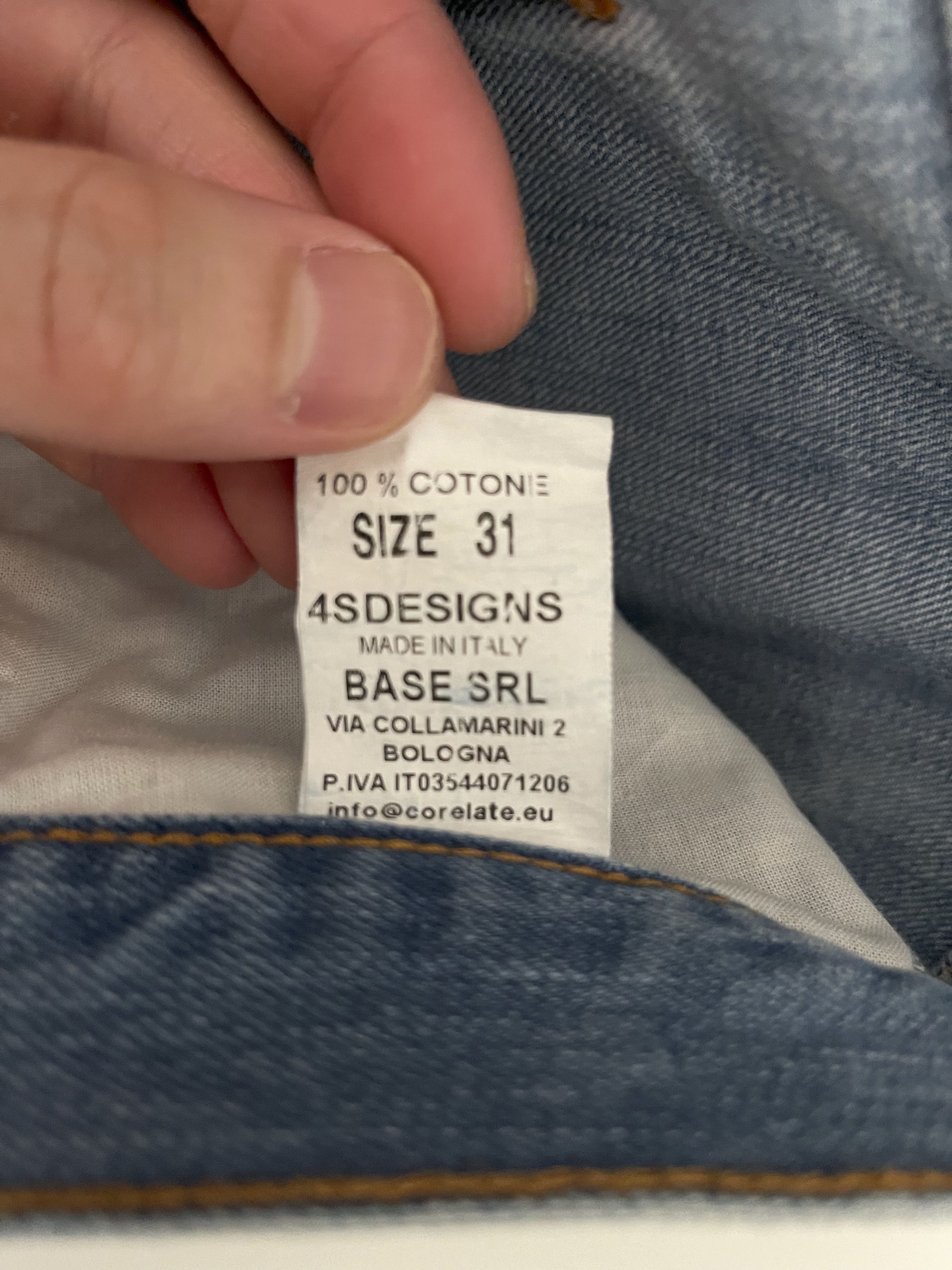4SDESIGNS 4sdesigns faded jeans ss21 sz 31 Size US 31 - 4 Thumbnail