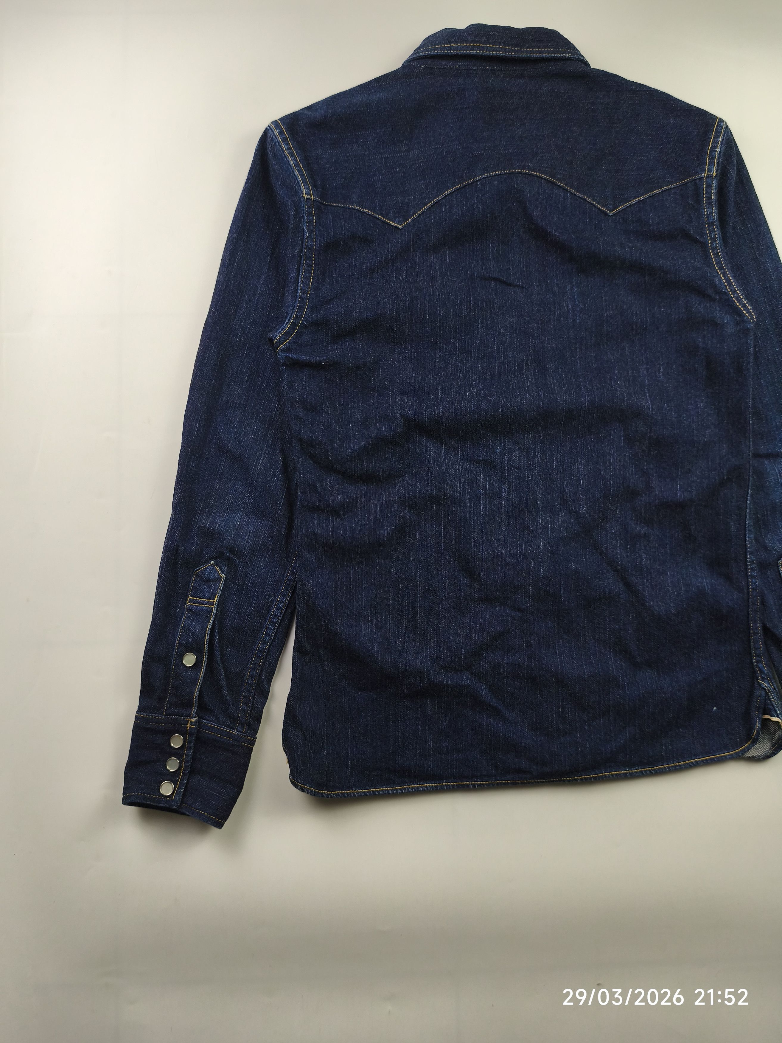 The Flat Head The flat head 7002W sawtooth western denim shirt 12oz Size US S / EU 44-46 / 1 - 12 Thumbnail