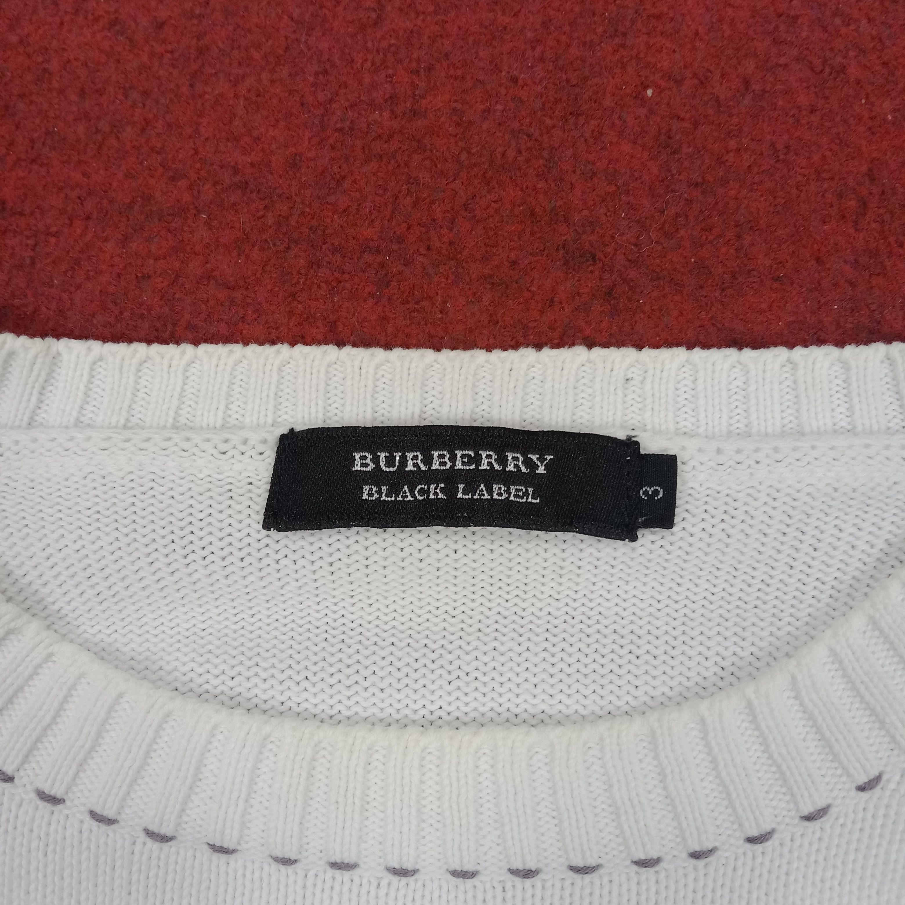 Burberry × Vintage Burberry Black Label Plain Knitwear Style Sweatshirt Size US S / EU 44-46 / 1 - 4 Thumbnail