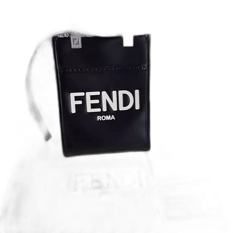 Fendi Black Mini Bag With Detachable Strap, Men's