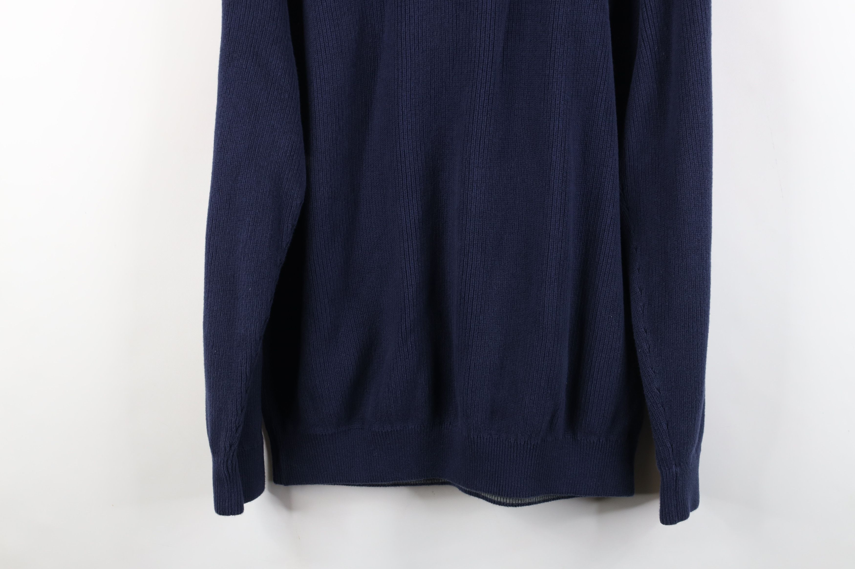 Eddie Bauer Vintage Eddie Bauer Cotton Ribbed Knit Half Zip Sweater Size US L / EU 52-54 / 3 - 13 Thumbnail