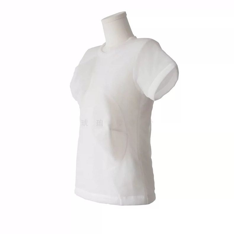 Comme des Garcons Comme Des Garcons Short Sleeve T-Shirt with Quilted Bubble Size XS / US 0-2 / IT 36-38 - 2 Thumbnail