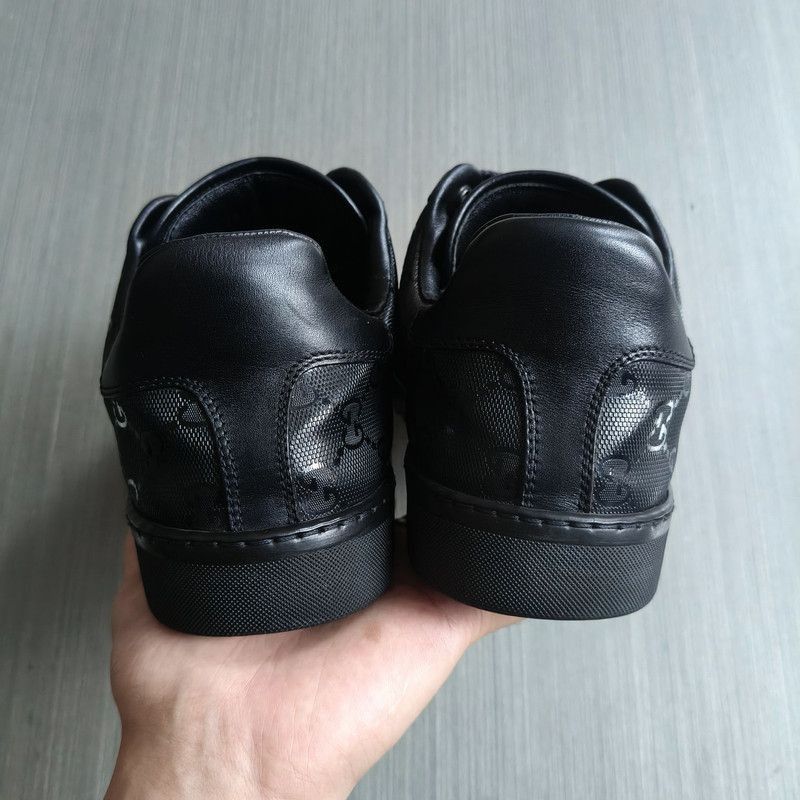 Gucci Gucci Stylish Minimalist Black Casual Sneakers - Size US 9.5 / EU 42-43 - 3 Thumbnail