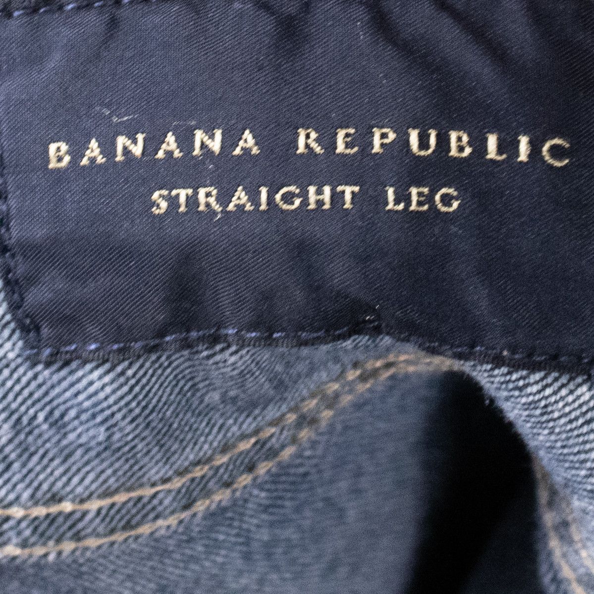 Banana Republic Vintage Y2K Banana Republic Baggy Indigo Denim Jeans Size US 34 / EU 50 - 9 Thumbnail