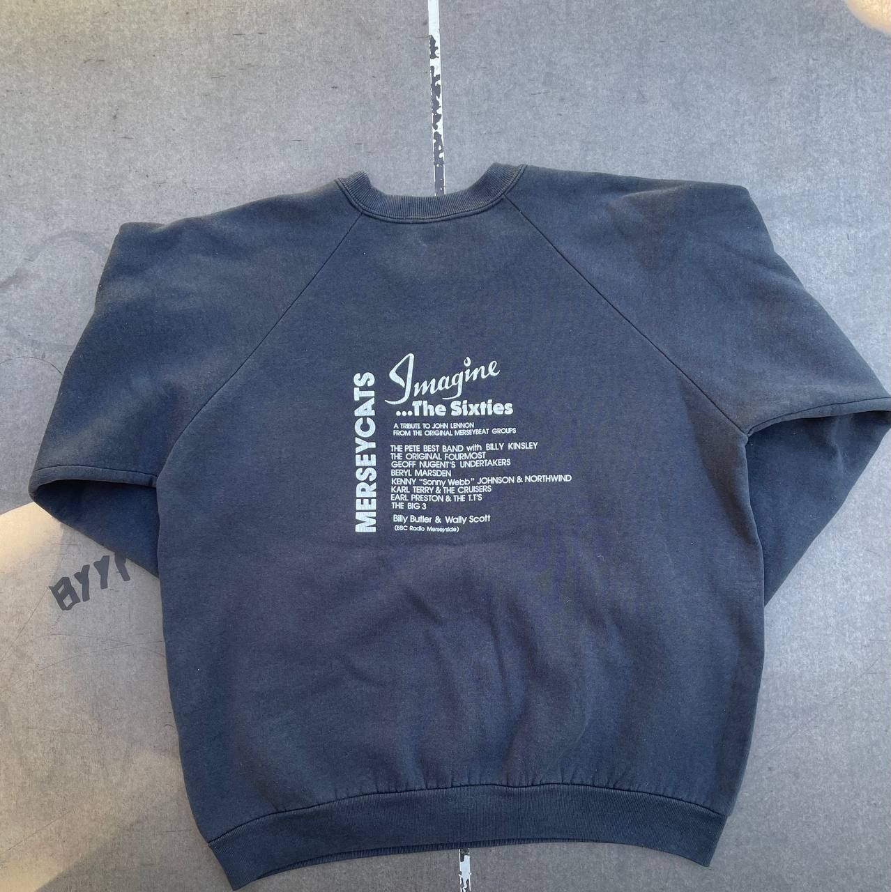 Band Tees × Vintage Merceycats John Lennon Vintage 90s Sweatshirt Size US L / EU 52-54 / 3 - 6 Thumbnail