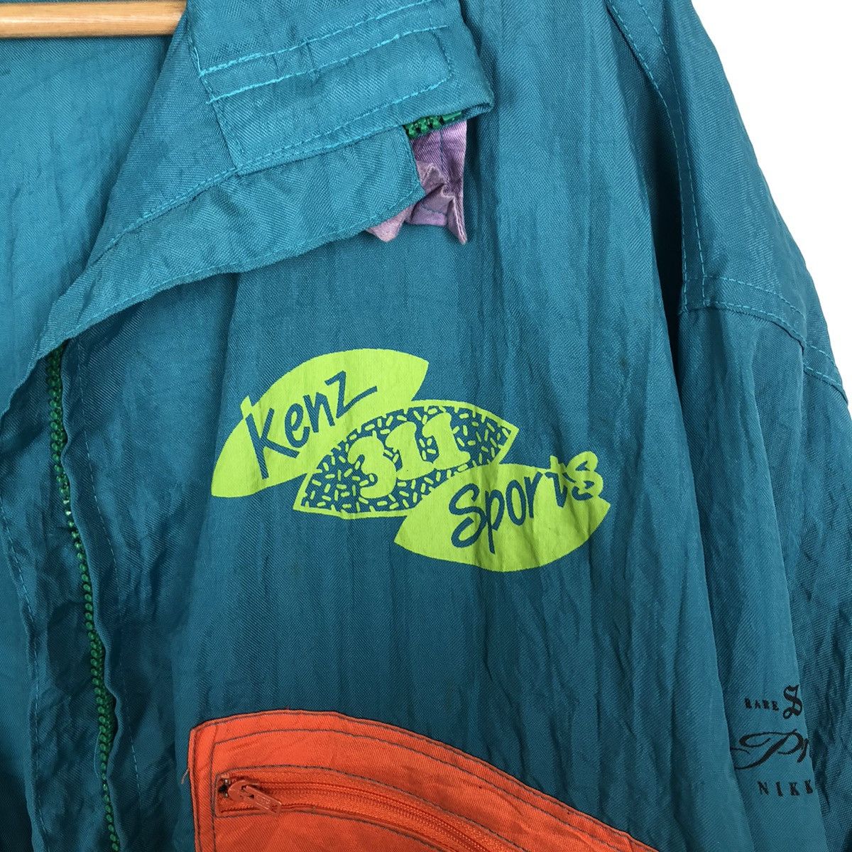 Japanese Brand VINTAGE KENZ SPORTS BOMBER JACKET RARE COLOUR STREETWEAR Size US M / EU 48-50 / 2 - 13 Thumbnail