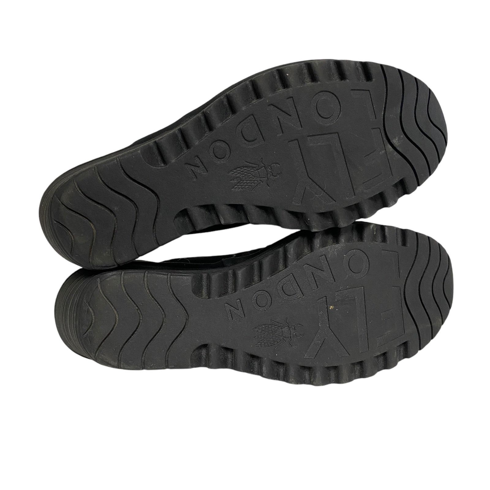 Fly London Fly London Womens Size 39 Yakin Black Suede Leather Sandals Size US 8 / IT 38 - 8 Thumbnail