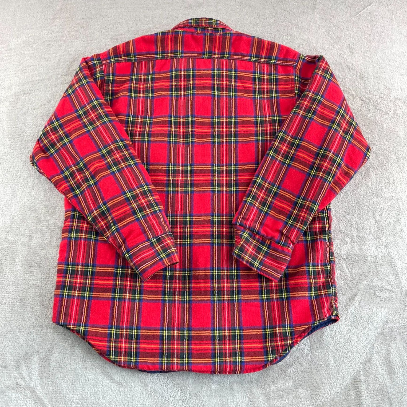 Vintage VINTAGE LL Bean Flannel Shacket Men L Red Plaid USA Made Size US L / EU 52-54 / 3 - 5 Thumbnail