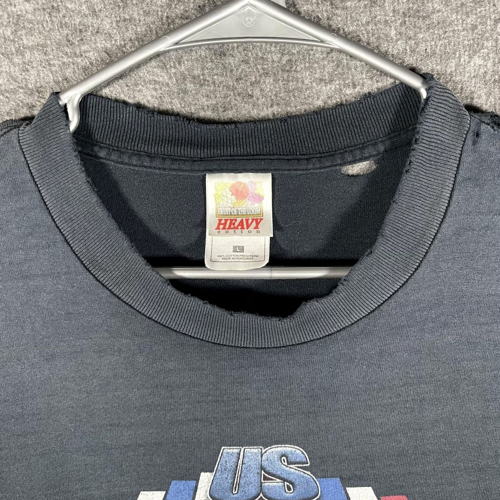 Fruit Of The Loom VINTAGE Fruit of the Loom Shirt Mens Large Black US Flat Track 2002 Motorcycle Racing Graphic Tee Size US L / EU 52-54 / 3 - 7 Thumbnail