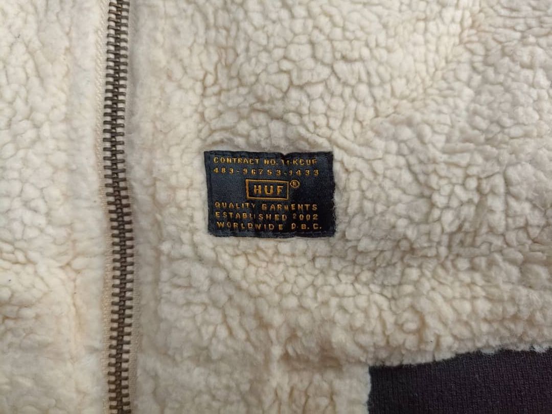 Huf HUF Sherpa Fleece Bomber jacket (TYPE MA-1) Size US M / EU 48-50 / 2 - 10 Thumbnail