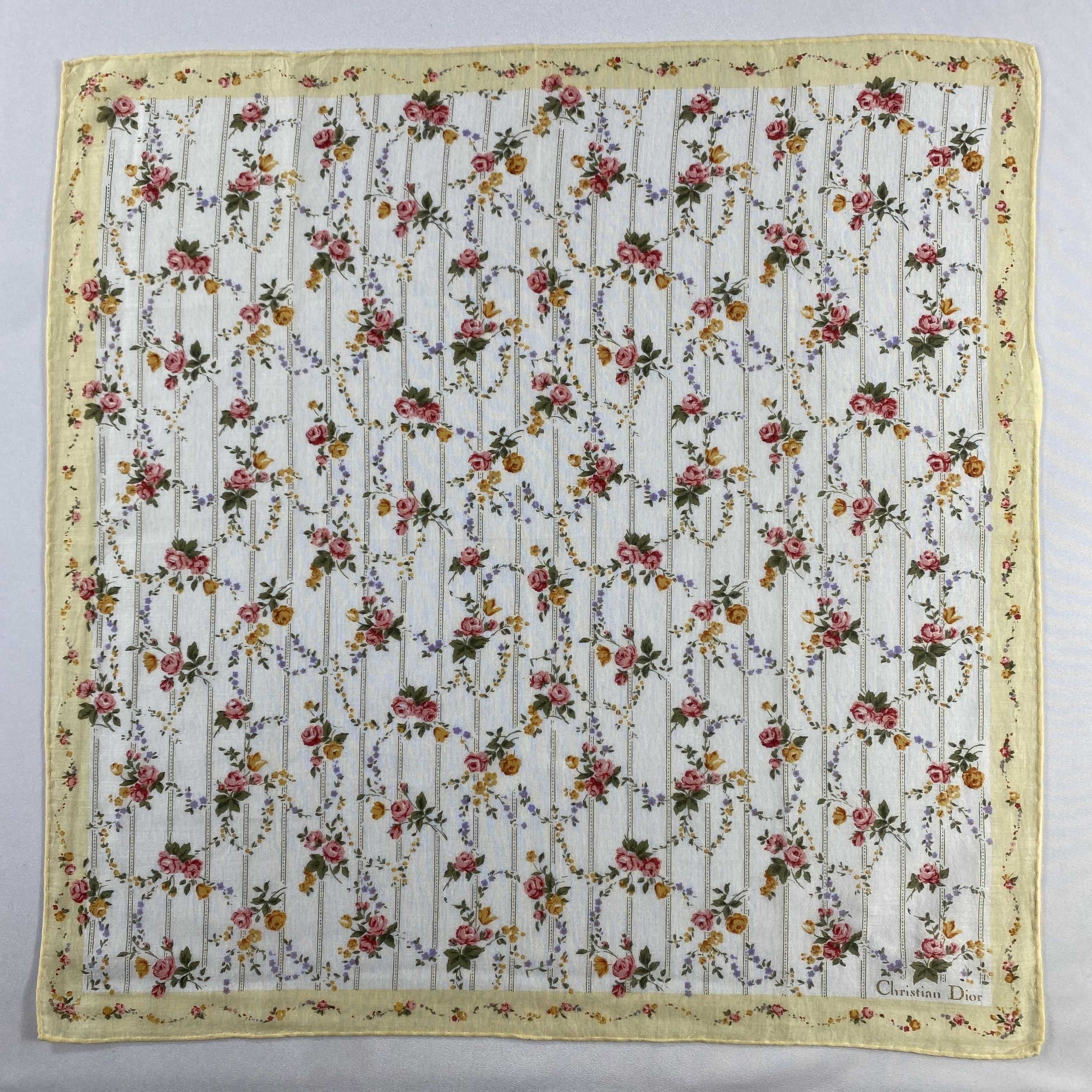 Vintage Christian Dior Monsieur Handkerchief / Neckerchief-P1055 Size ONE SIZE - 1 Thumbnail