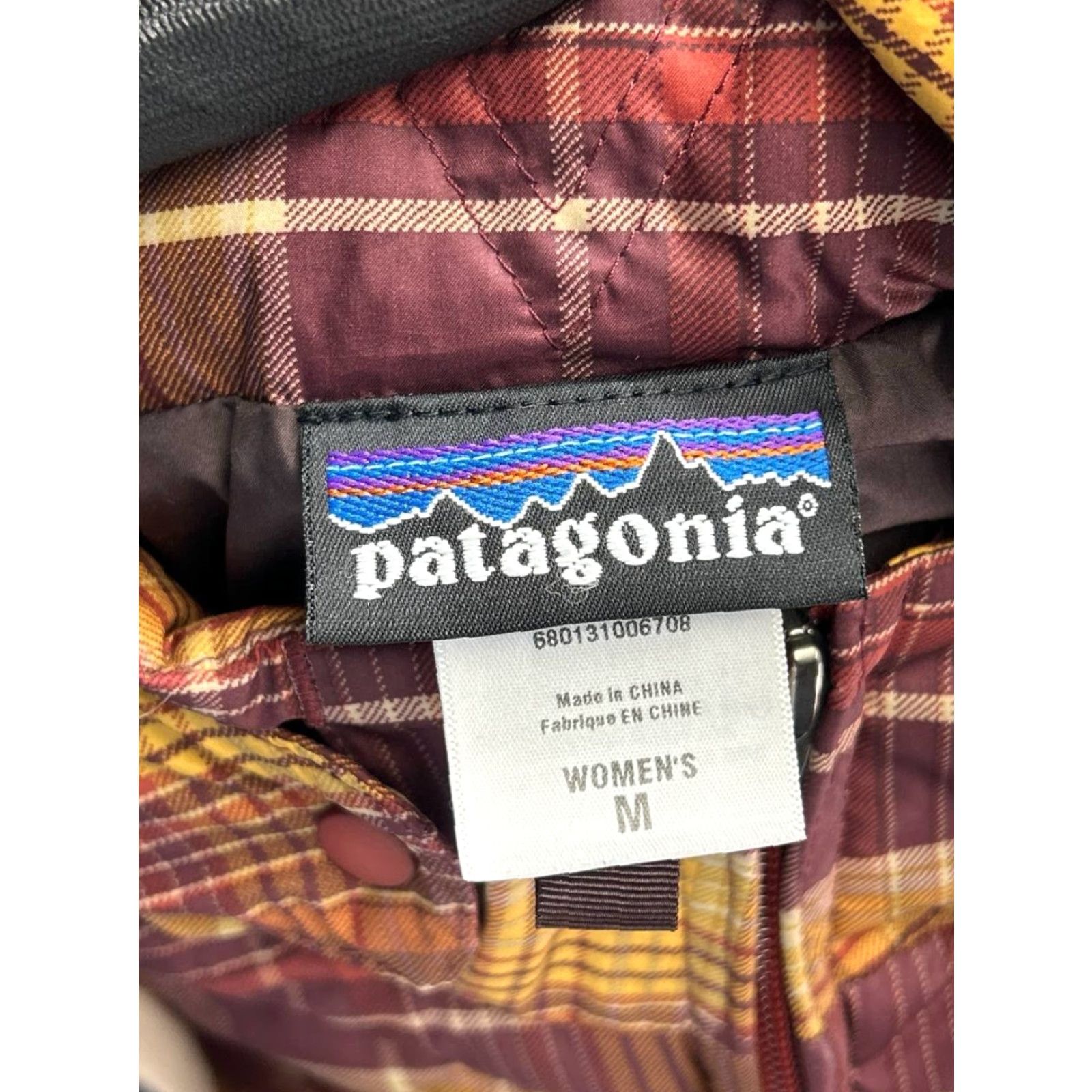 Patagonia Patagonia Down With It Vest Womens Medium Red Headlands Plaid Hooded Insulated Size M / US 6-8 / IT 42-44 - 5 Thumbnail