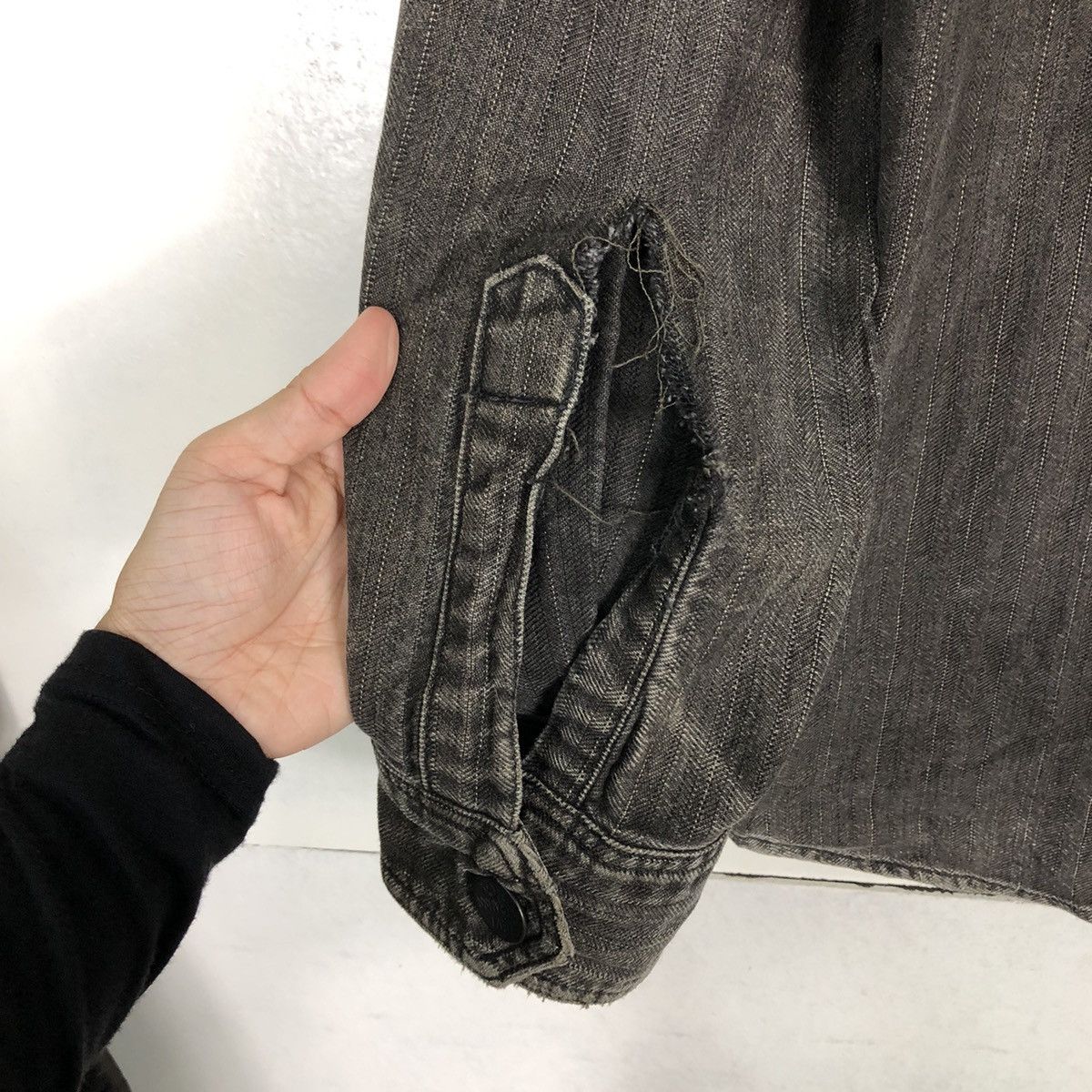Levi's Vintage Clothing 🔥90’s Vintage Hikory Chore Jacket Levi’s Zipper Size US M / EU 48-50 / 2 - 17 Thumbnail