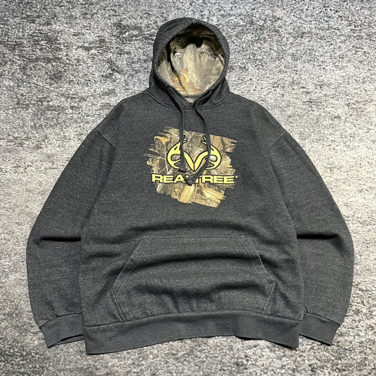 Realtree Realtree Grunge Skater Y2K Camo Gray Hoodie Sweatshirt Size US L / EU 52-54 / 3 - 3 Thumbnail