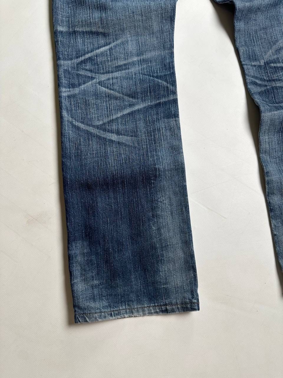 If Six Was Nine 2000s Edwin Blue Trip Japan Washed Faded Jeans🔥 Size US 31 - 2 Thumbnail