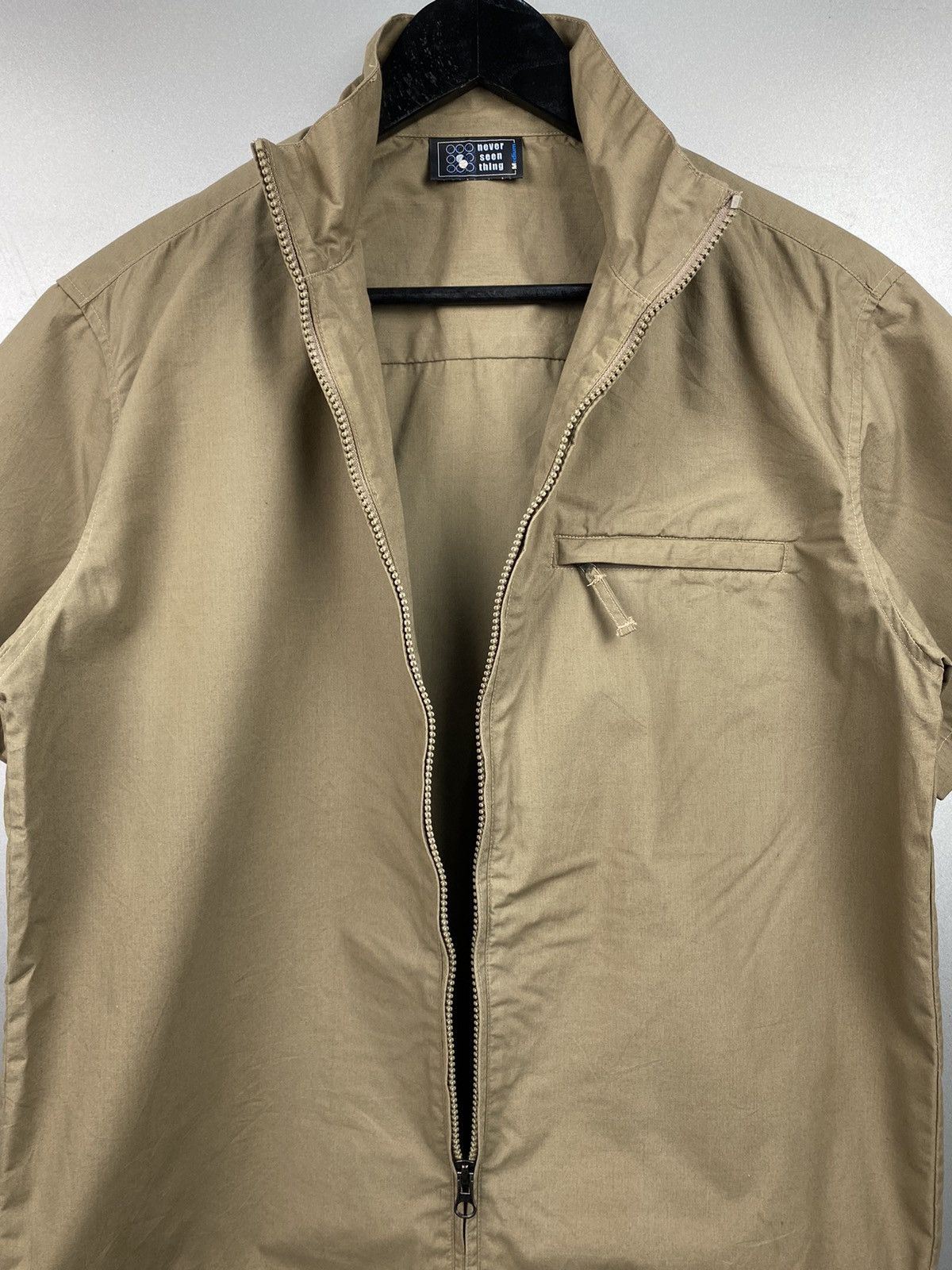 Japanese Brand × Vintage Neverseenthing Zip up Overshirt Size US M / EU 48-50 / 2 - 8 Thumbnail