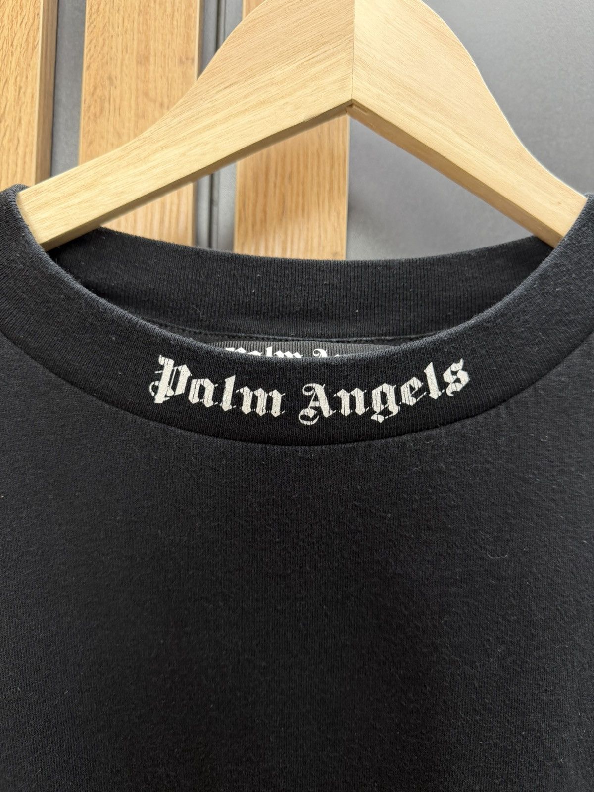 Palm Angels Palm Angels Oversized Back Logo T-Shirt Black Size US XL / EU 56 / 4 - 3 Thumbnail