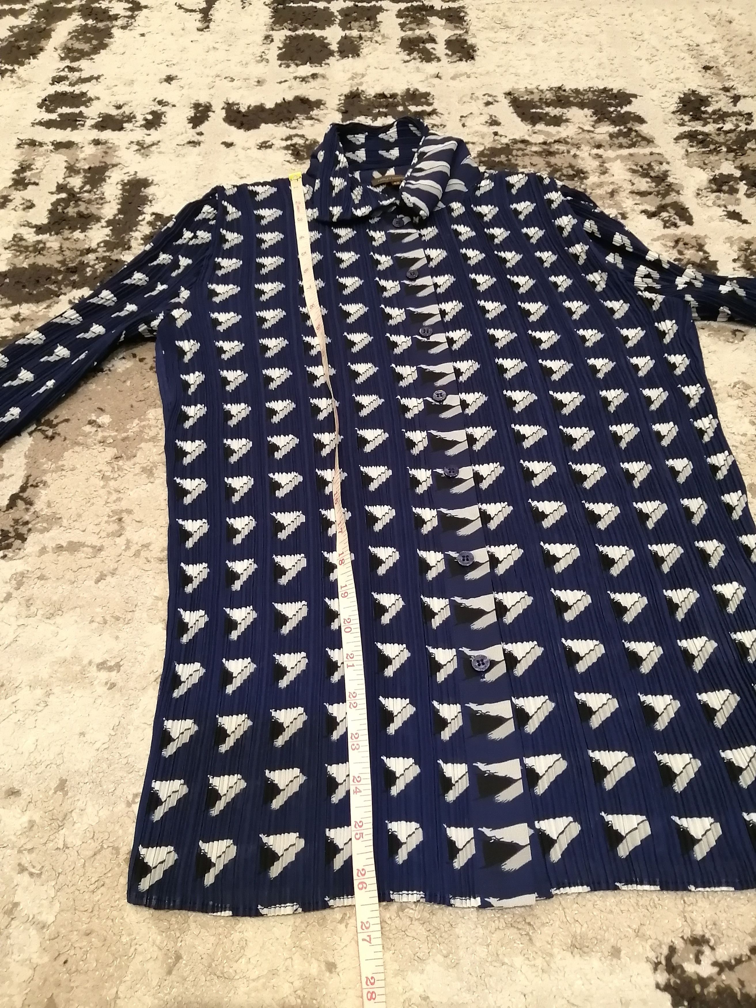 Adolfo Dominguez Adolfo Dominguez Pleated Shirt - Size 42 Size M / US 6-8 / IT 42-44 - 11 Thumbnail