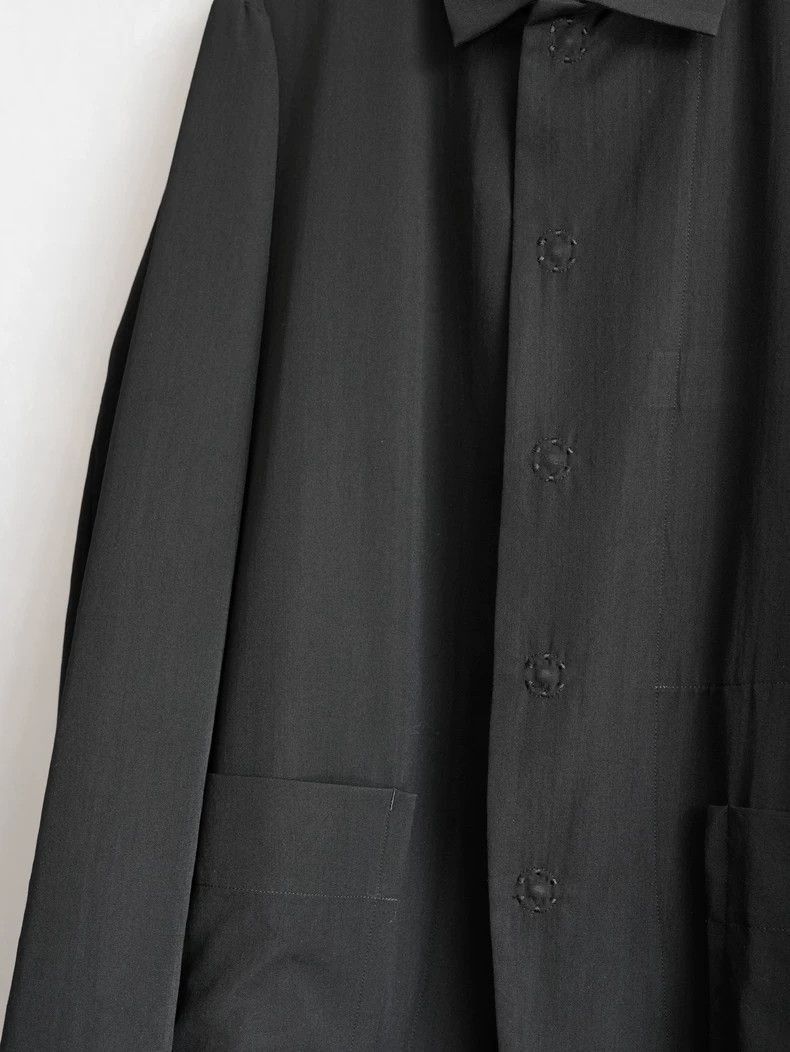 Yohji Yamamoto Yohji Yamamoto Yohji Yamamoto Wool Coat with Floral Button Size US M / EU 48-50 / 2 - 5 Thumbnail
