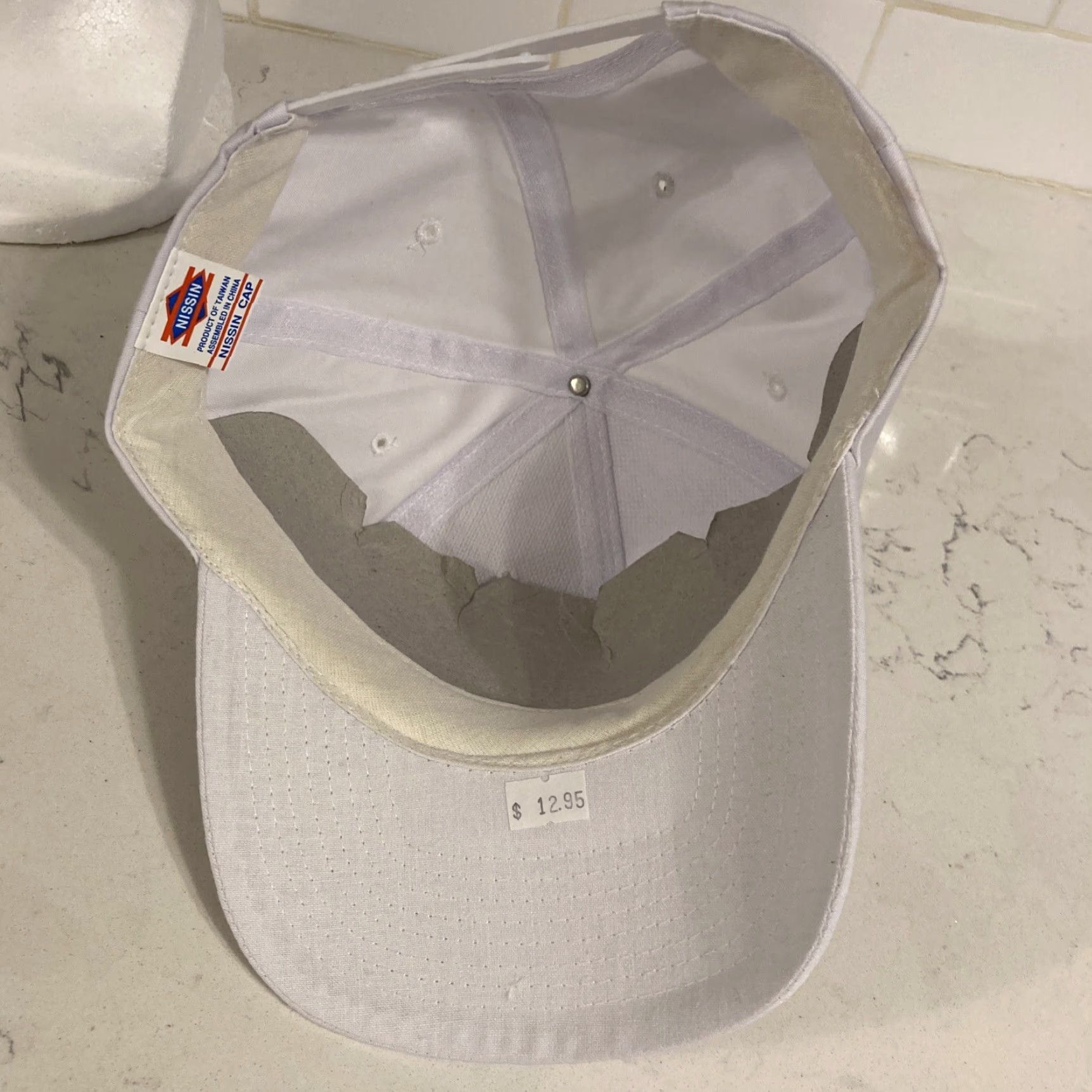 Bally **NISSIN WHITE SNAPBACK ADJUSTABLE ADULT BALL CAP NEW** User: NISSIN WHITE SNAPBACK ADJUSTABLE ADULT BALL CAP NEW Size ONE SIZE - 7 Thumbnail