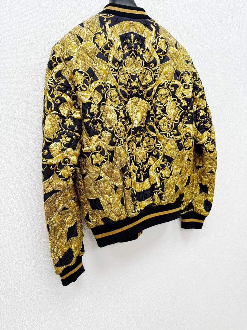 Versace Versace Mulberry silk cotton jacket Size US S / EU 44-46 / 1 - 5 Thumbnail