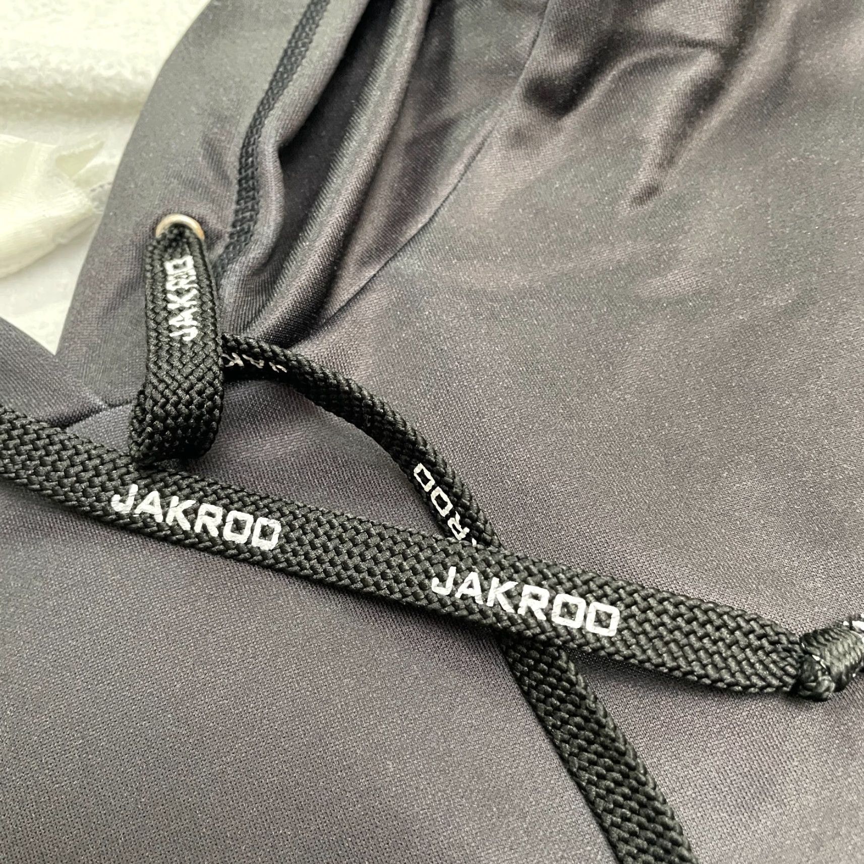 Vintage Jakroo Hoodie Mens Large Black Pullover Pocket Drawstring Casual Active Jacket Size US L / EU 52-54 / 3 - 3 Thumbnail