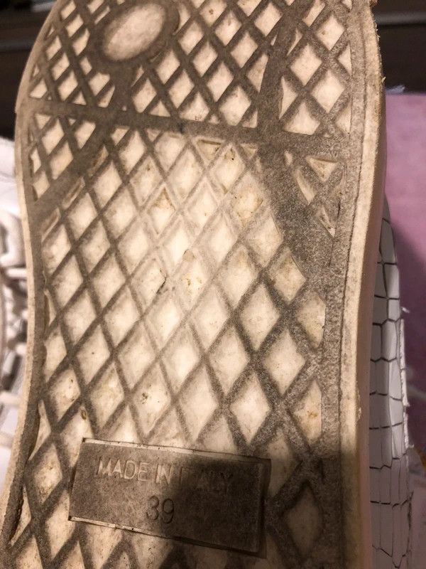 Giuseppe Zanotti Giuseppe Zanotti White Croc Metal Bar High-Tops, c.2012 Size US 6 / EU 39 - 4 Thumbnail