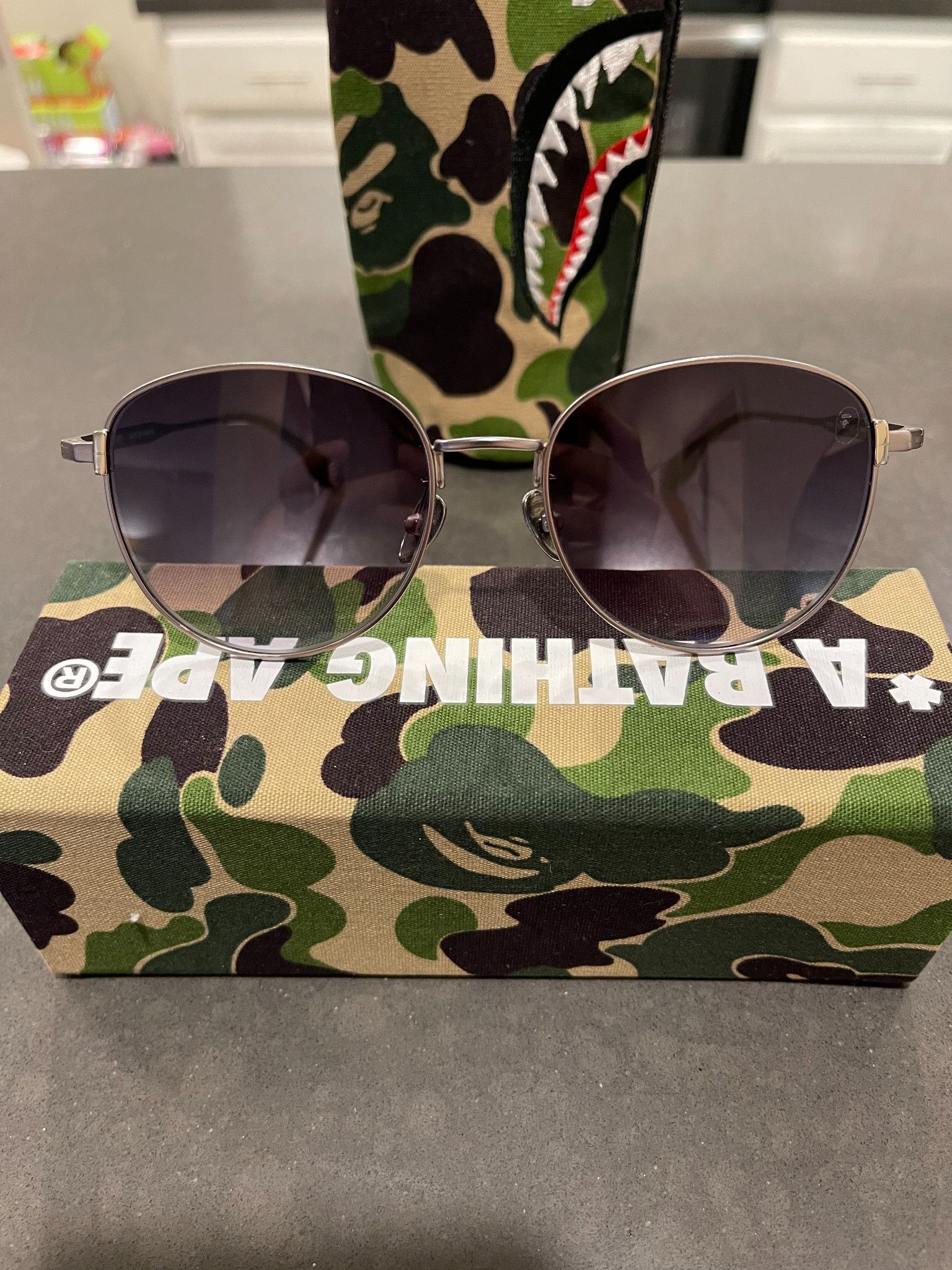 Bape A Bathing Ape (BAPE) BS13041 Sunglasses with Camo Case - New Size ONE SIZE - 2 Thumbnail