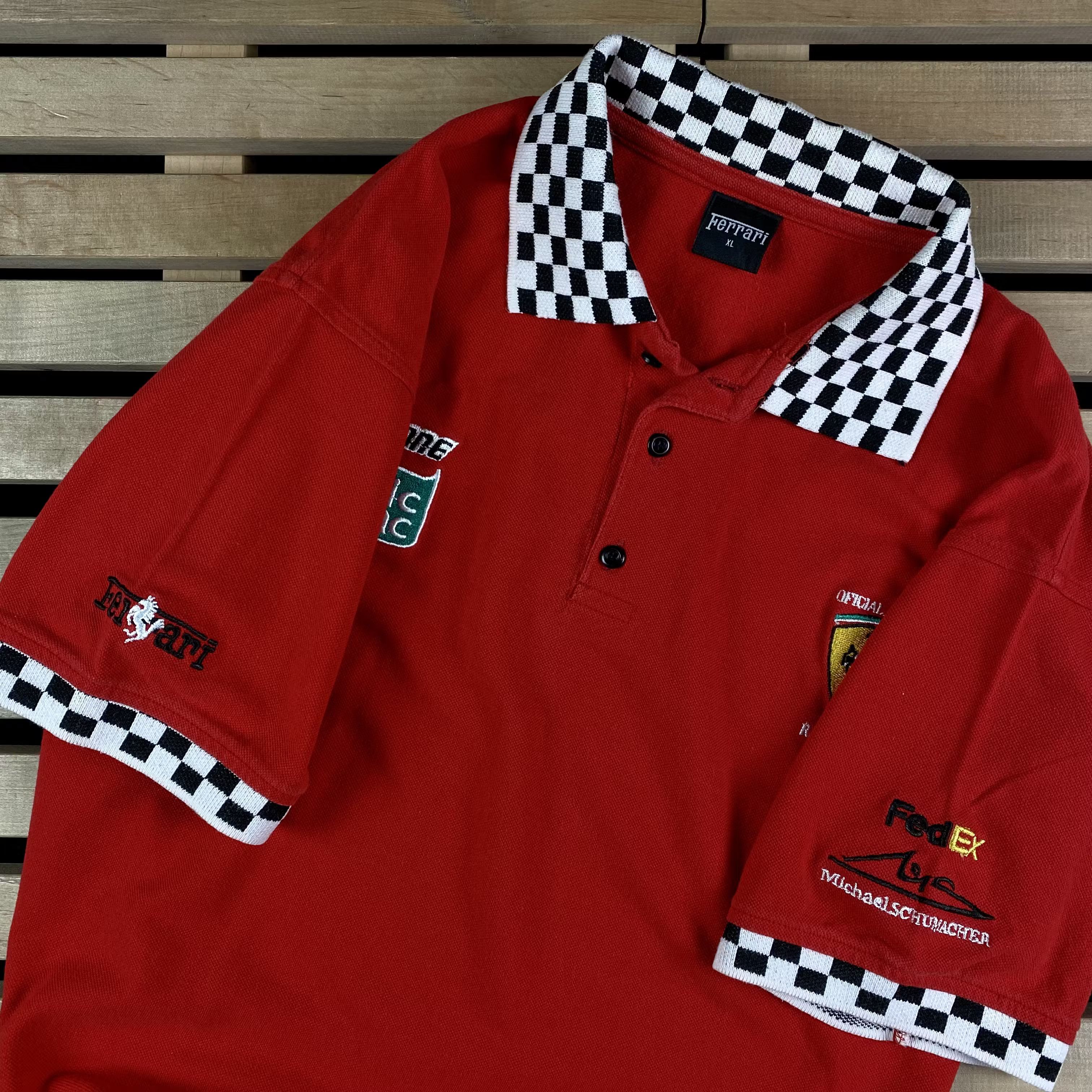 Ferrari × Vintage Mens Polo T Shirt Ferrari Vintage Size XL Size US XL / EU 56 / 4 - 6 Thumbnail