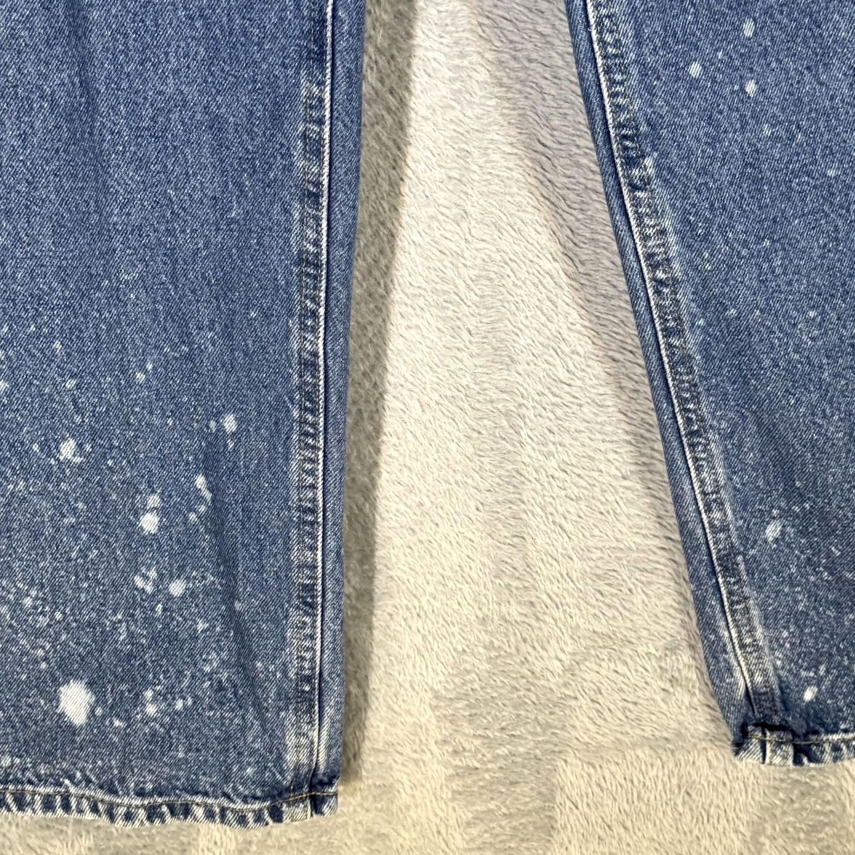 Carhartt VINTAGE Carhartt Jeans Mens 34x32 Blue Relaxed Fit Workwear Denim Pants 34x32 Mens Regular Blue Carhartt 381-83 Size US 34 / EU 50 - 3 Thumbnail