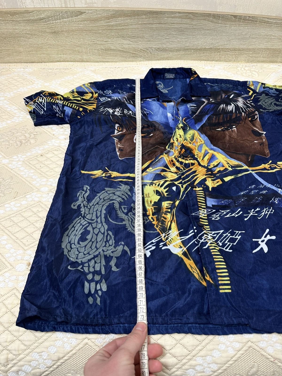 Anime 🔥 90s Anime Button Up Shirt Vintage Berserk Naruto Dragon Size US S / EU 44-46 / 1 - 9 Thumbnail