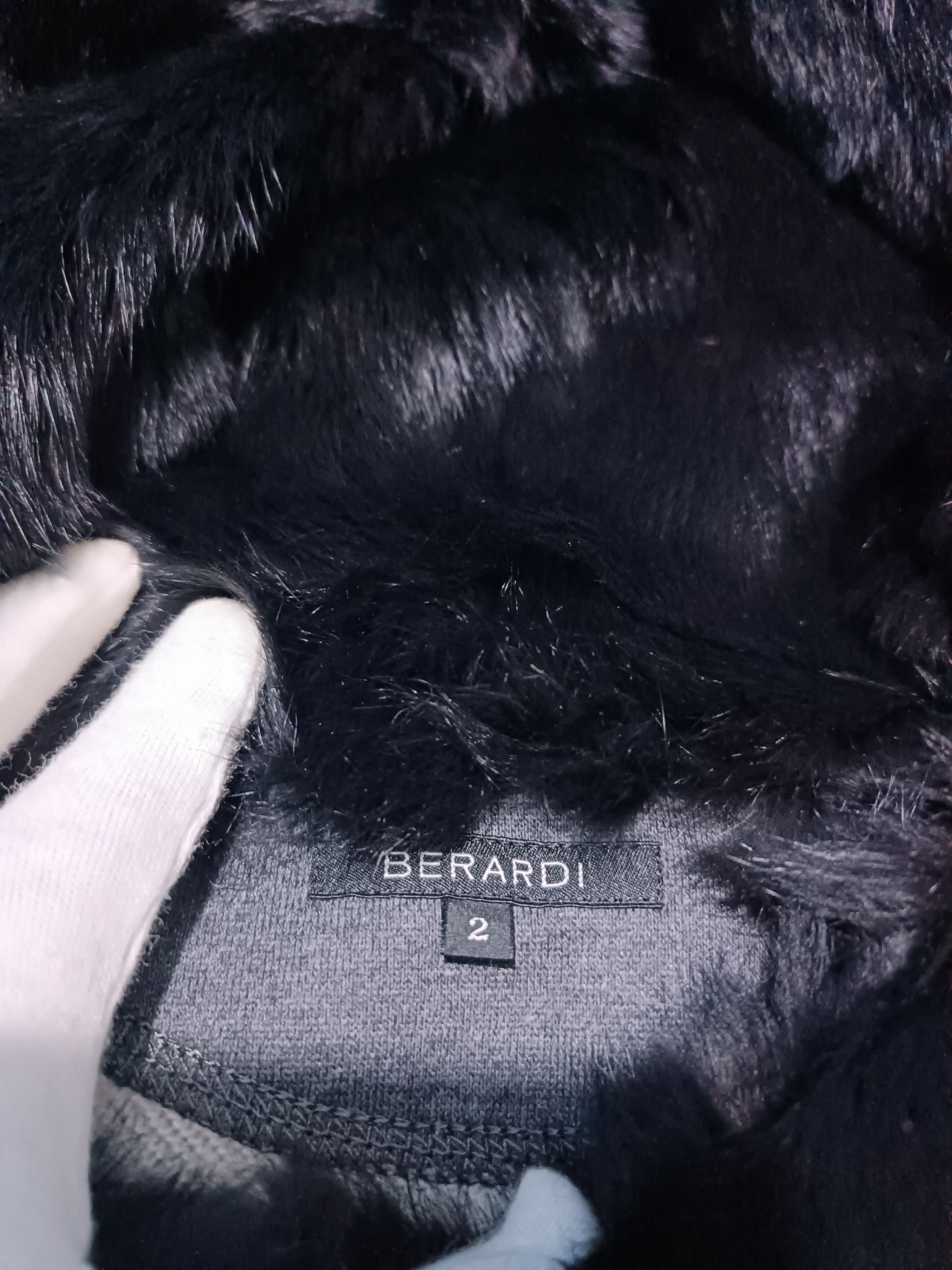 Japanese Brand Berardi Rabbit Fur Half Zip Hoodie Japanese Designer Size US M / EU 48-50 / 2 - 5 Thumbnail