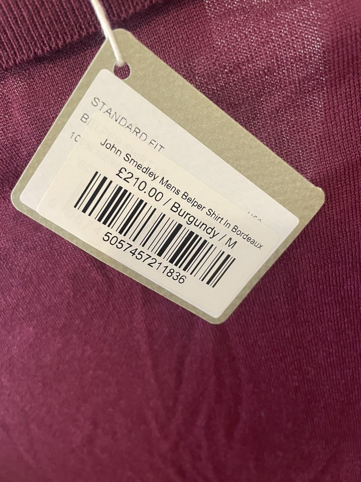 John Smedley John Smedley Belper knitted polo Size US M / EU 48-50 / 2 - 4 Thumbnail