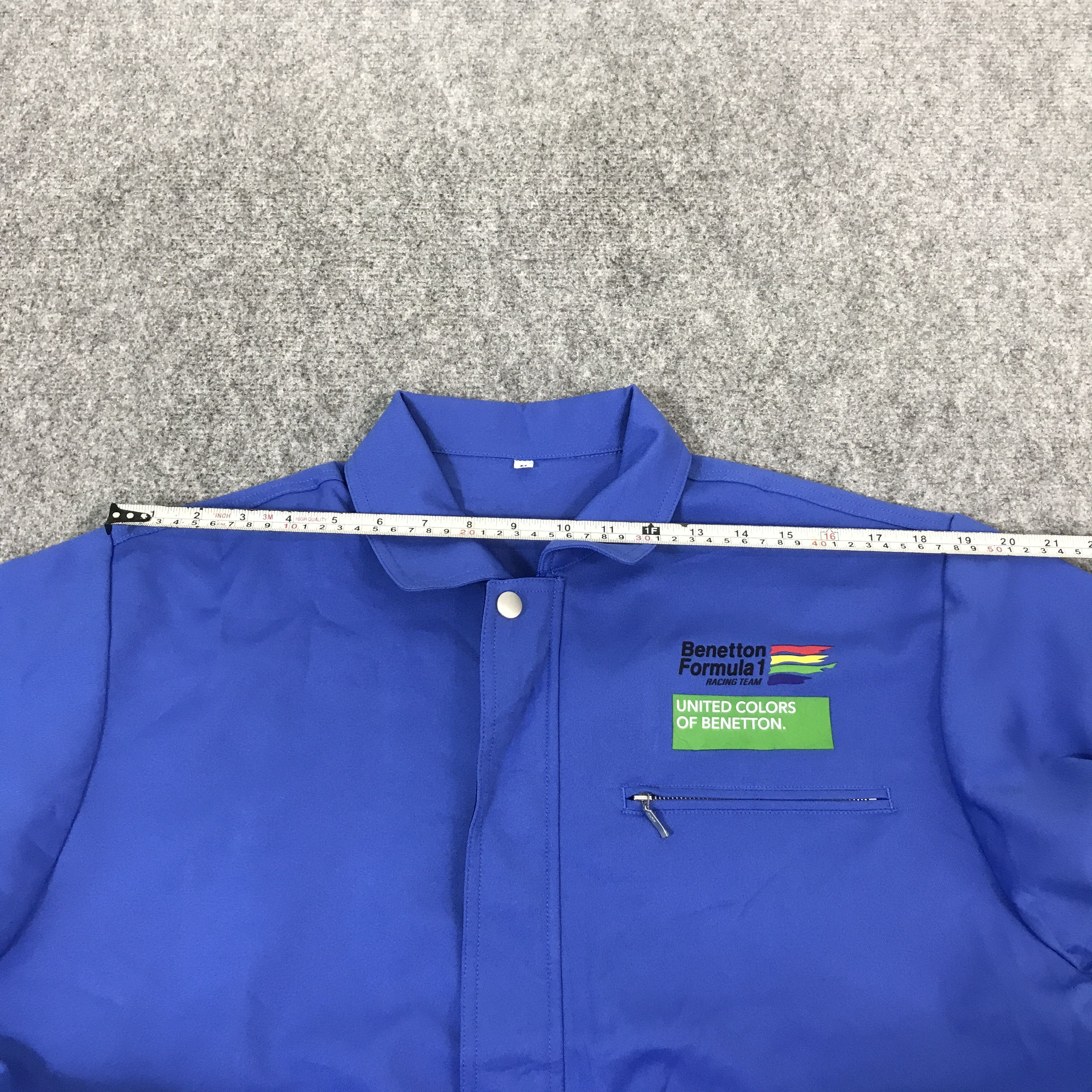 United Colors Of Benetton Vtg Beneton formula 1 racing team japan custom jacket Size US L / EU 52-54 / 3 - 8 Thumbnail