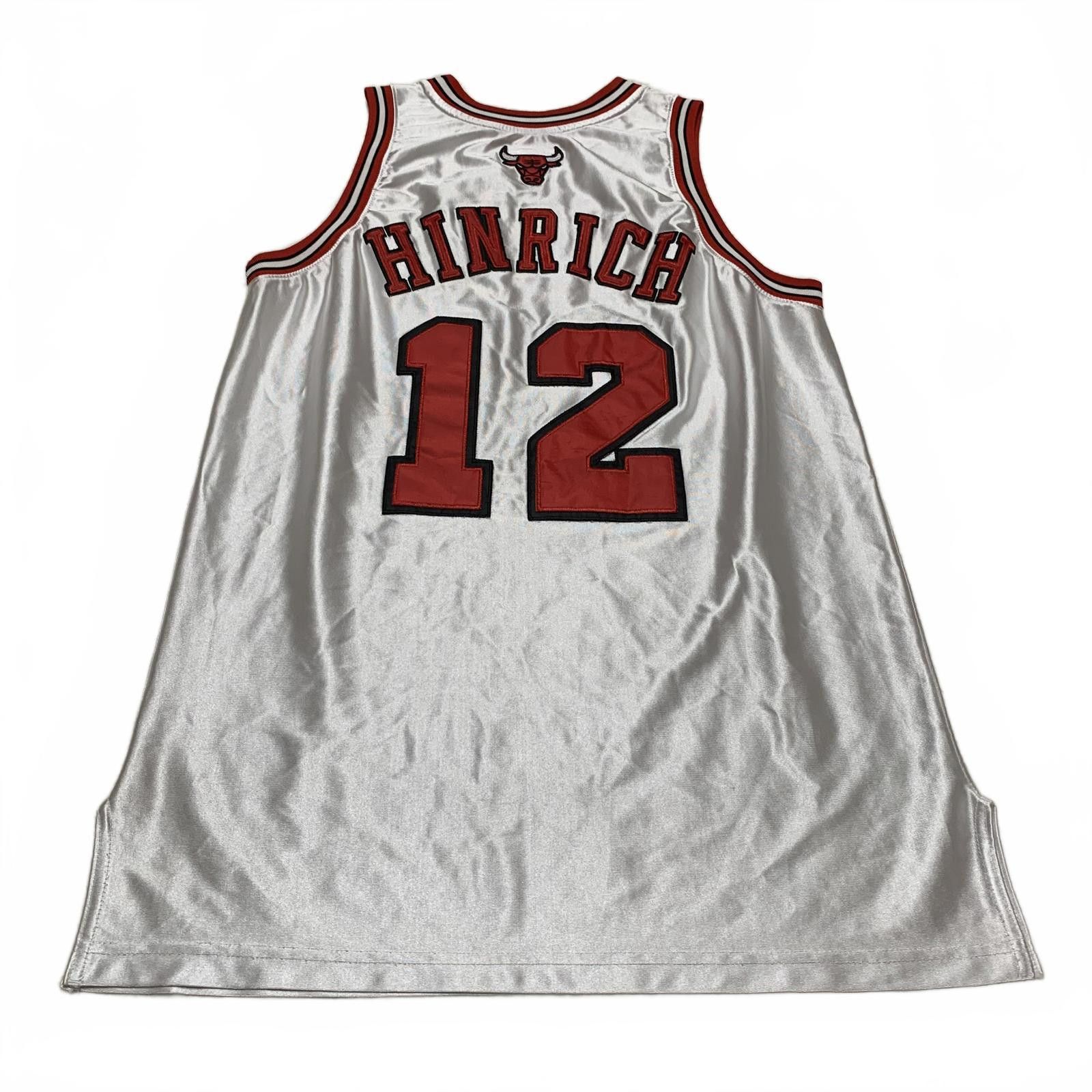 NBA Chicago Bulls #12 Kirk Hinrich Basketball Jersey White Red Size US M / EU 48-50 / 2 - 7 Thumbnail