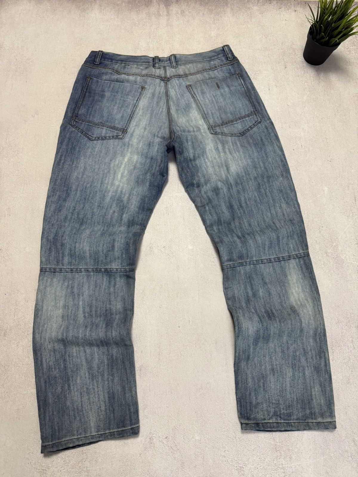 Japanese Brand × No Fear SICK🚨 No Fear Jeans Denim Pants Baggy Straight Wash Rap 90s Size US 36 / EU 52 - 8 Thumbnail