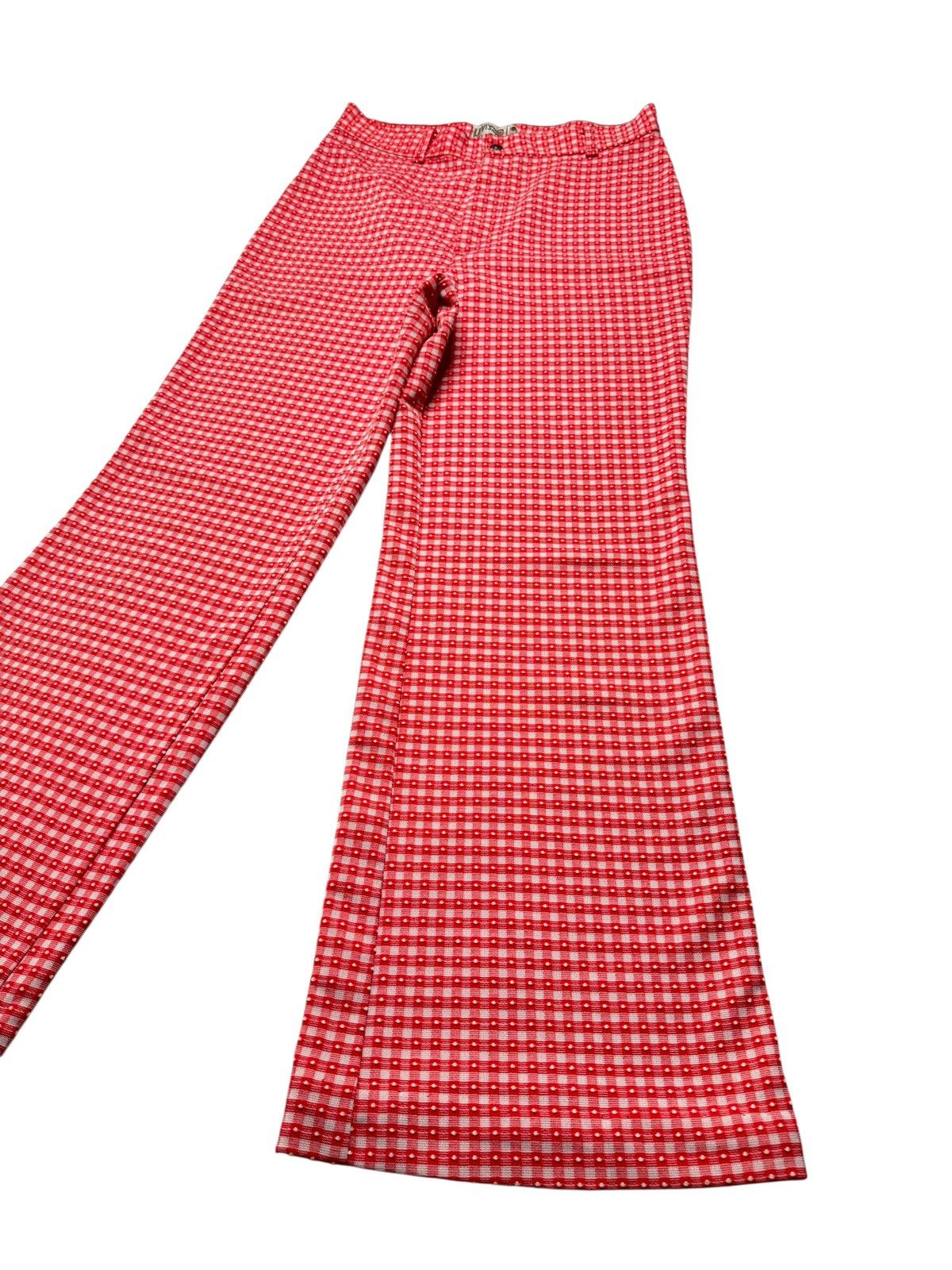 Levi's Vintage 1970's Red Gingham Levis For Me Pant Size 30" / US 8 / IT 44 - 5 Thumbnail