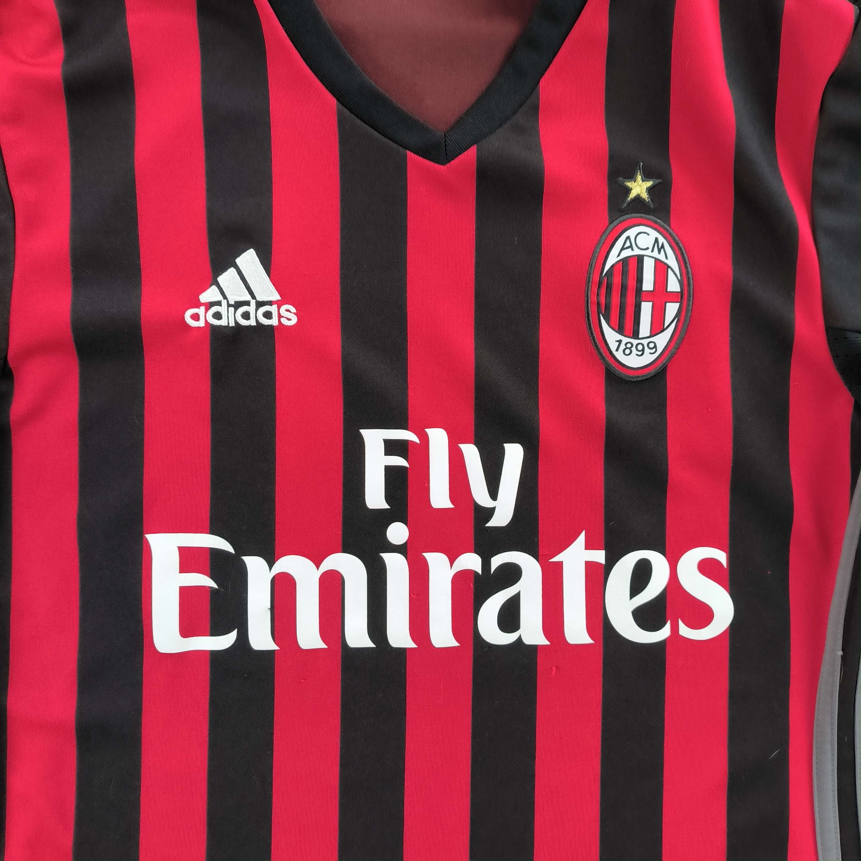 Adidas AC Milan 2016-17 Adidas home football jersey shirt size S Size US S / EU 44-46 / 1 - 3 Thumbnail