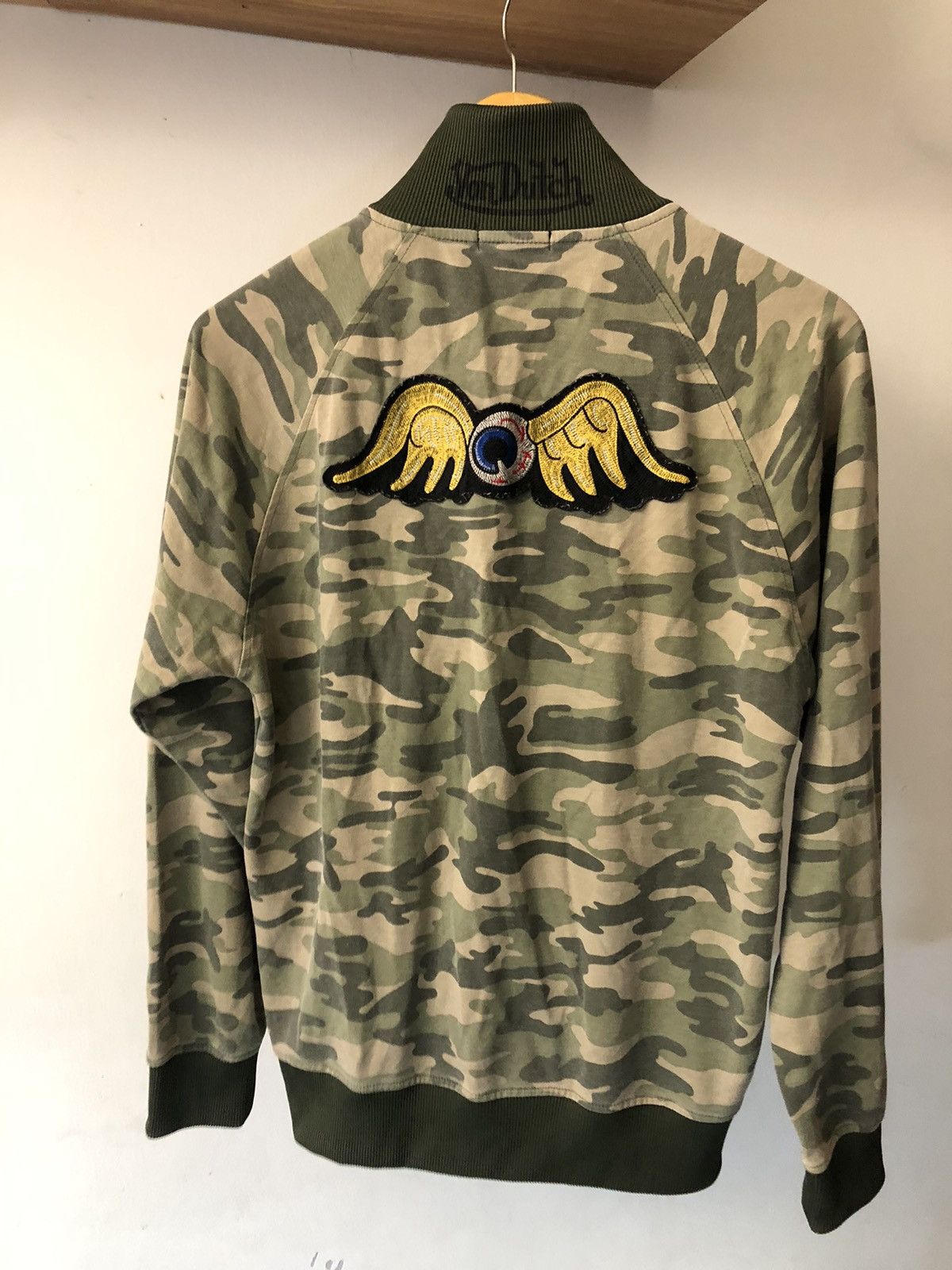 Vintage × Von Dutch Vintage Von Dutch Camo Zipper Up Jacket Sweatshirt Size US M / EU 48-50 / 2 - 12 Thumbnail